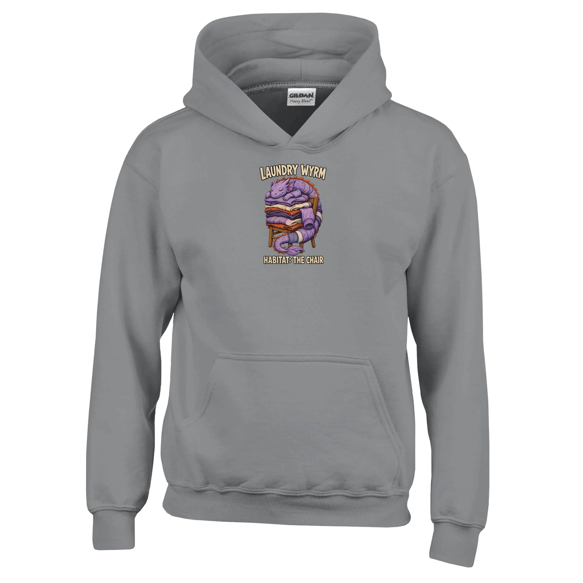 Laundry Wyrm – Habitat: The Chair Kids' Hoodie — product view 13