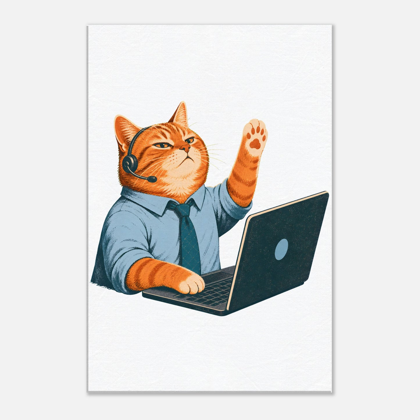 Cat Calls the Meeting Canvas — product view 1