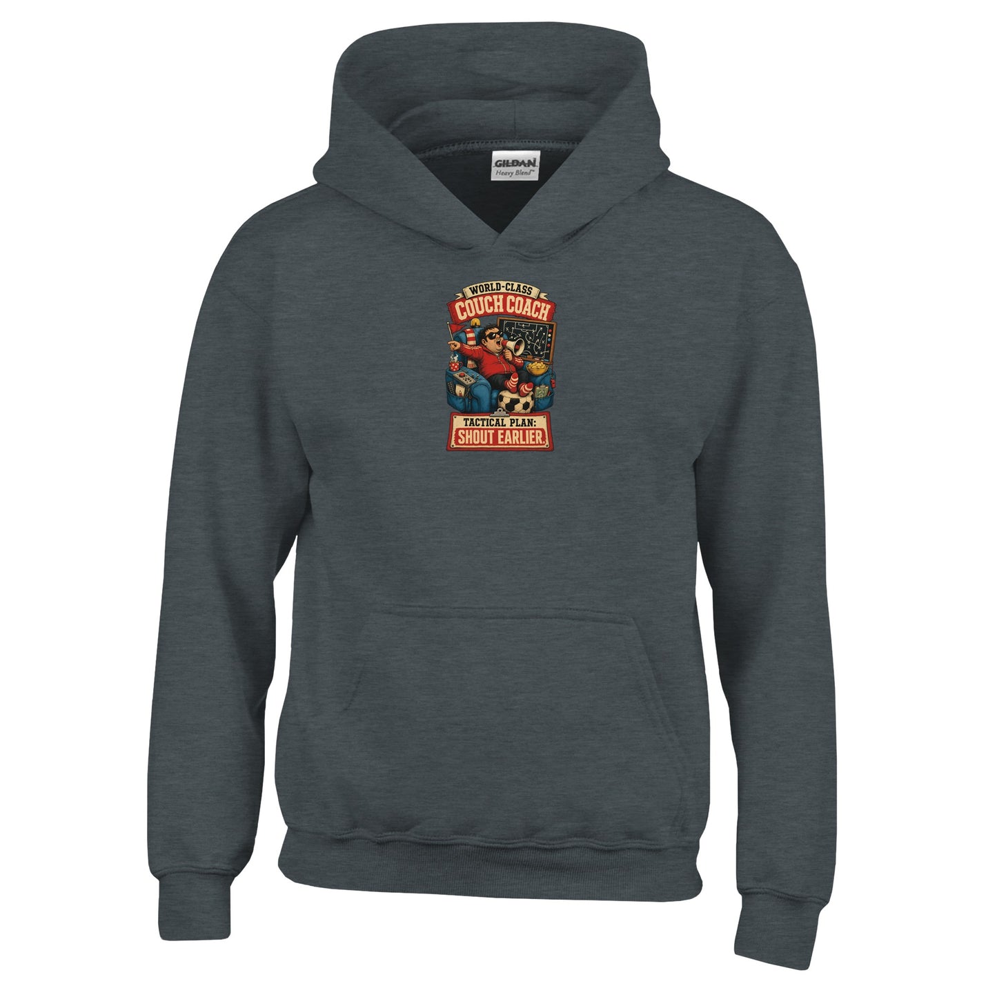 World-Class Couch Coach Kids' Hoodie — product view 9