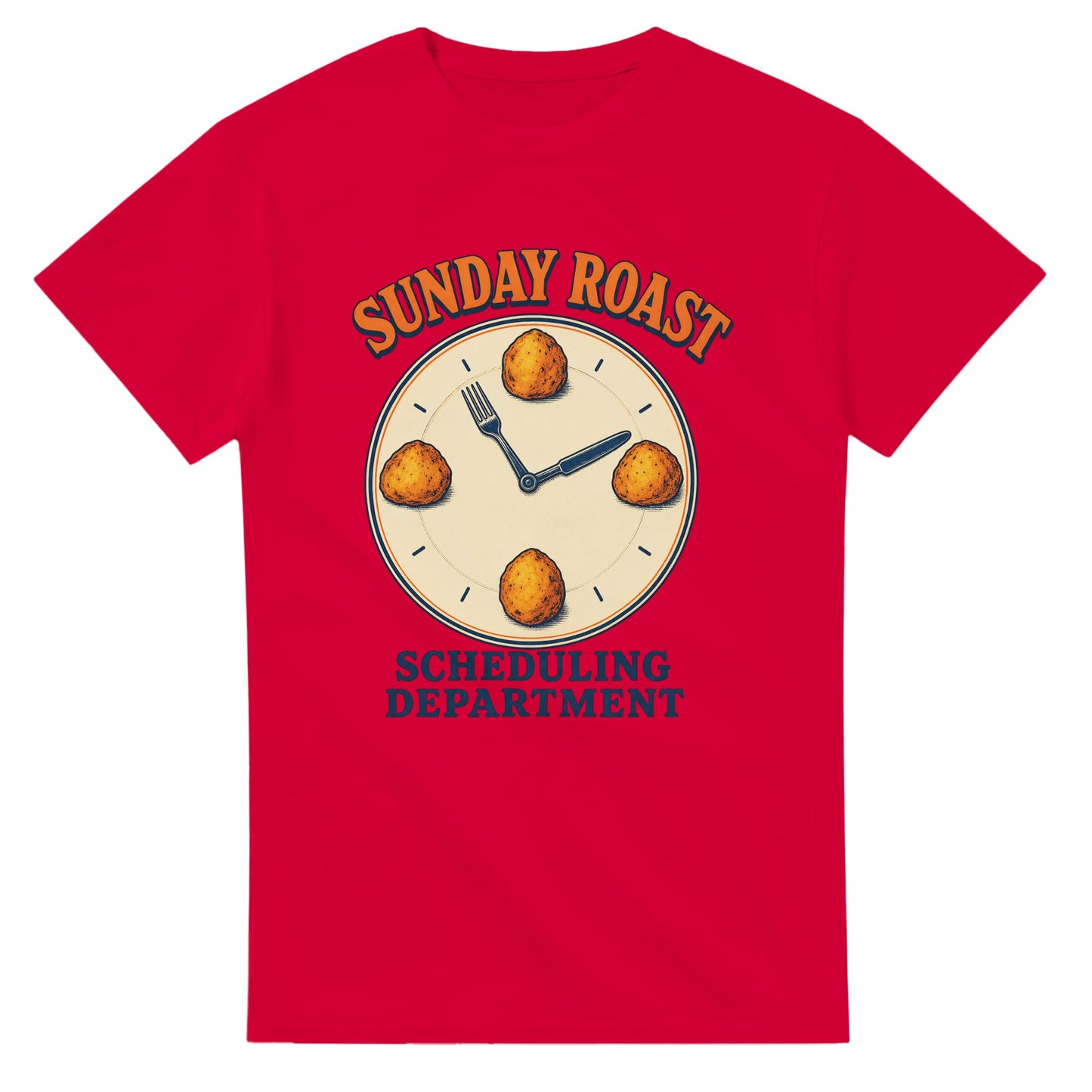 Sunday Roast Scheduling Department T-shirt — product view 9