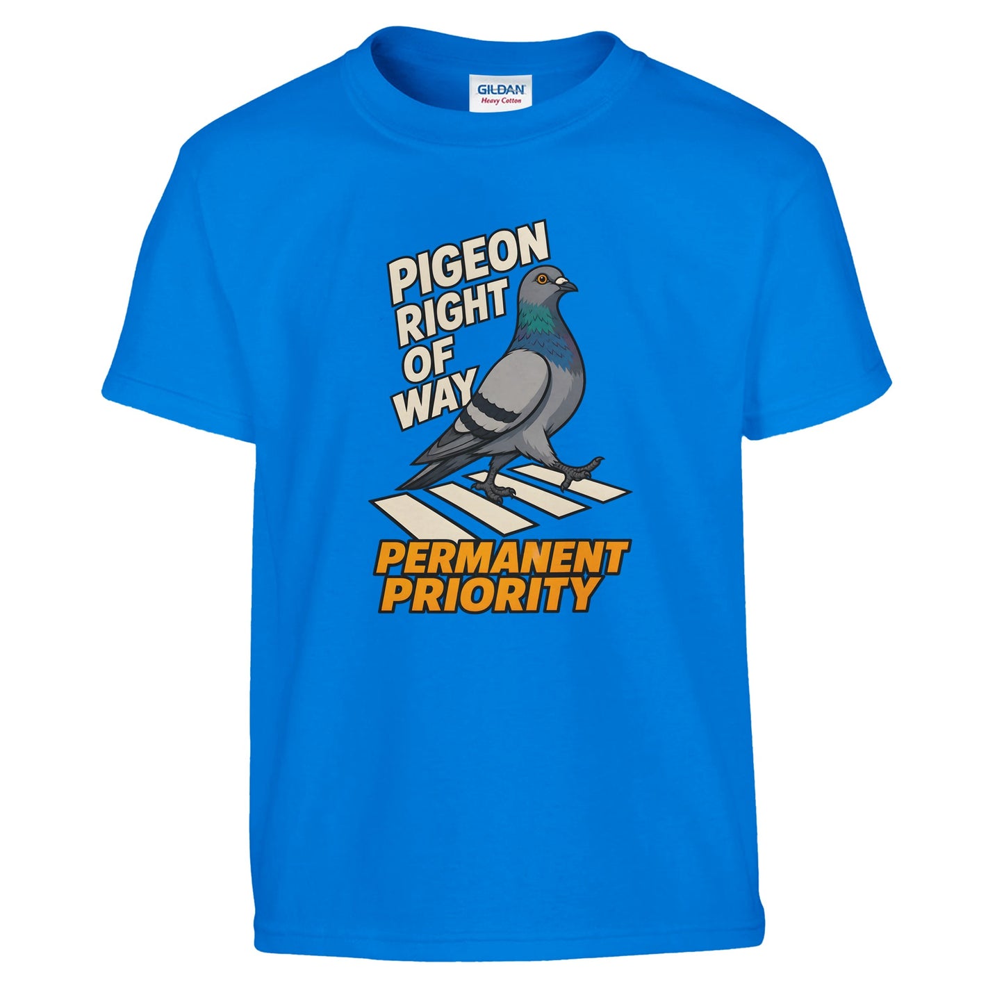 Pigeon Right of Way Kids' T-shirt — product view 13