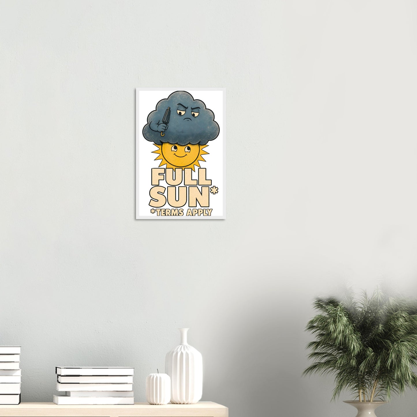 Full Sun, Terms Apply Weather Graphic Framed Wall Art — product view 11