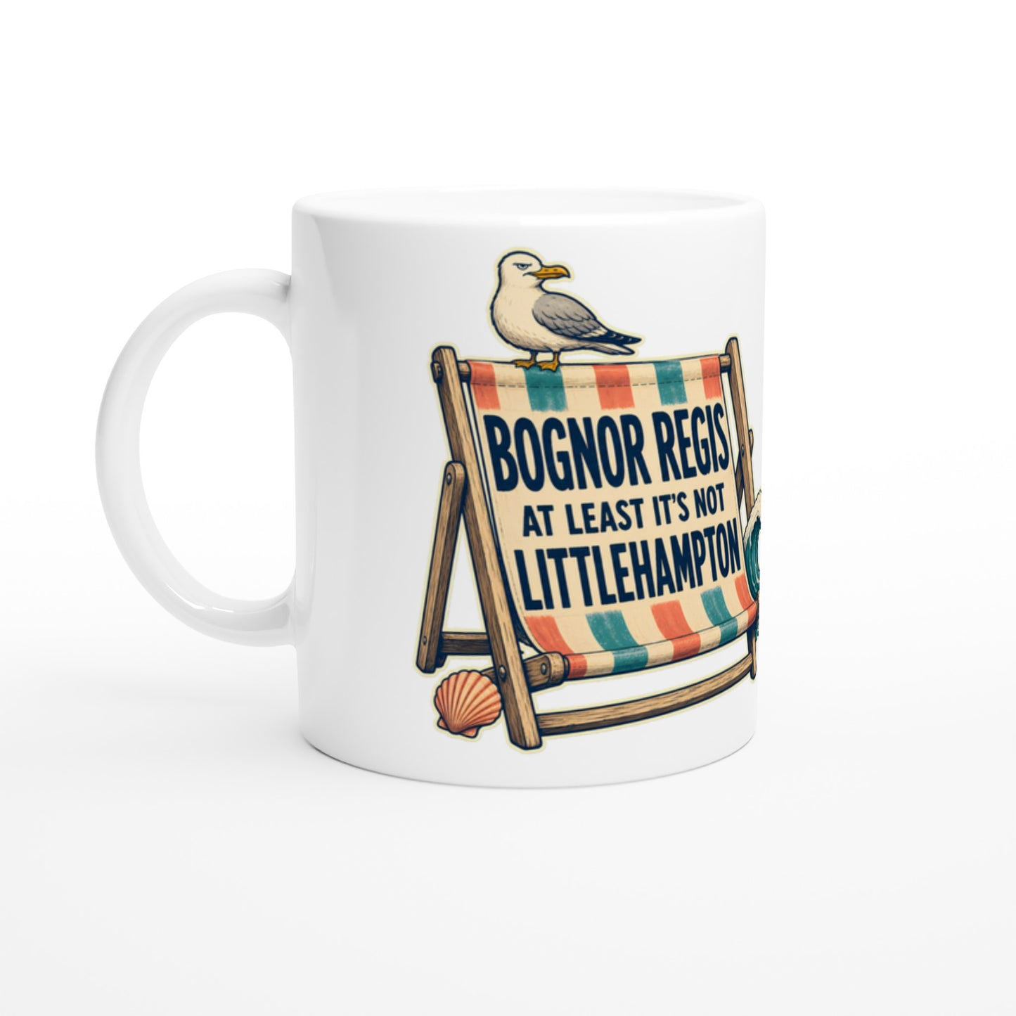Bognor Regis — At Least It's Not Littlehampton Mug — product view 2