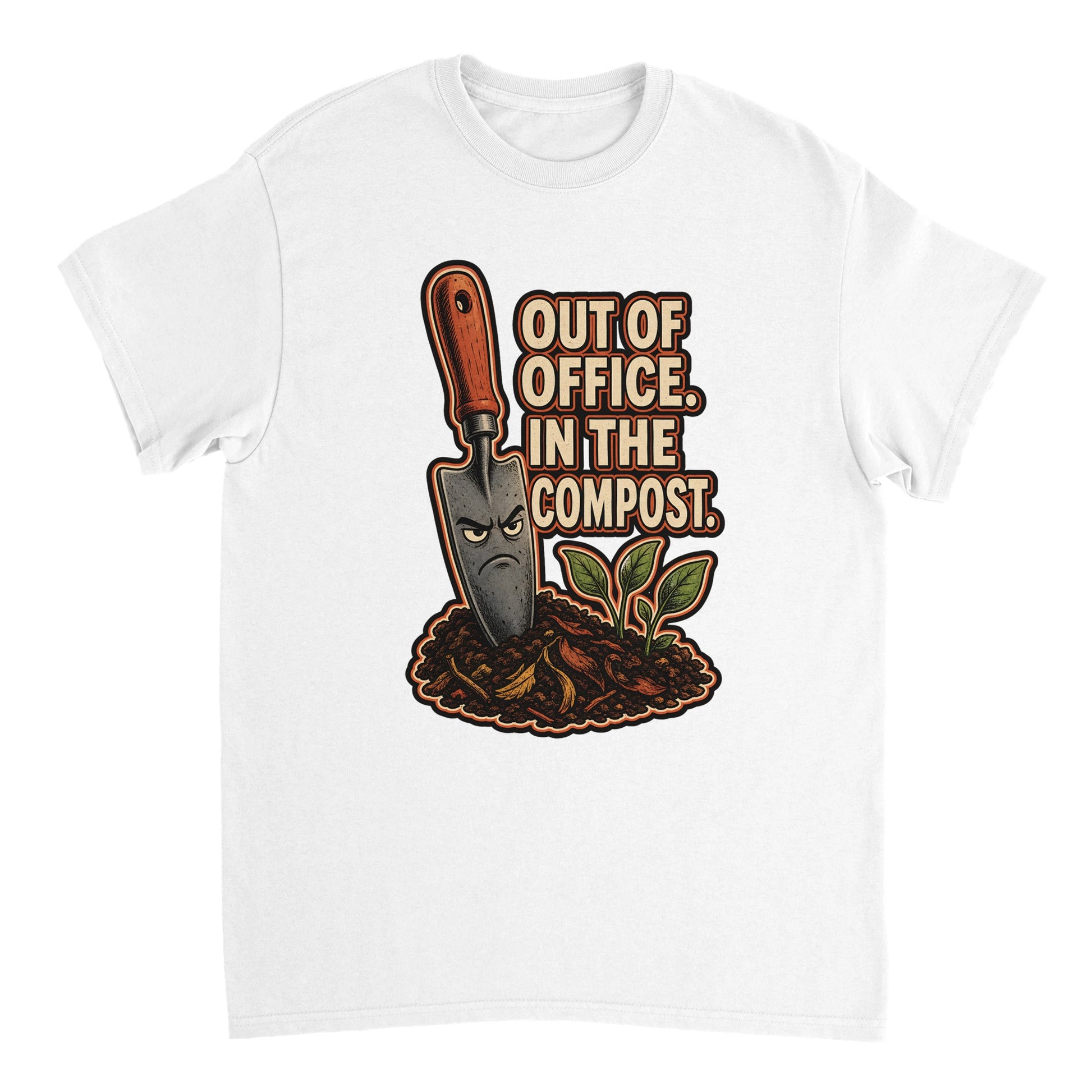 Out of Office, In the Compost T-shirt — product view 17