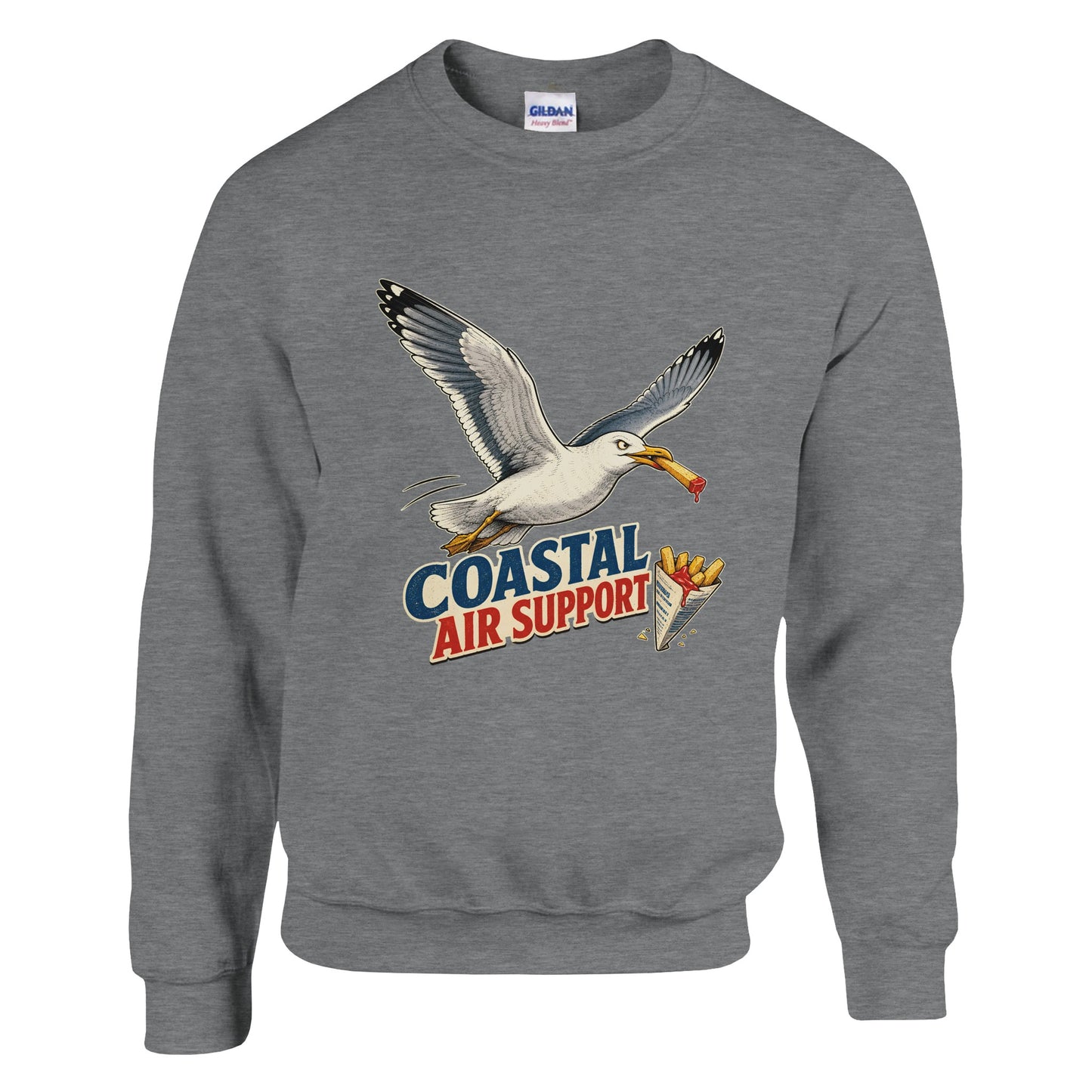 Coastal Air Support Seagull Graphic Sweatshirt — product view 16