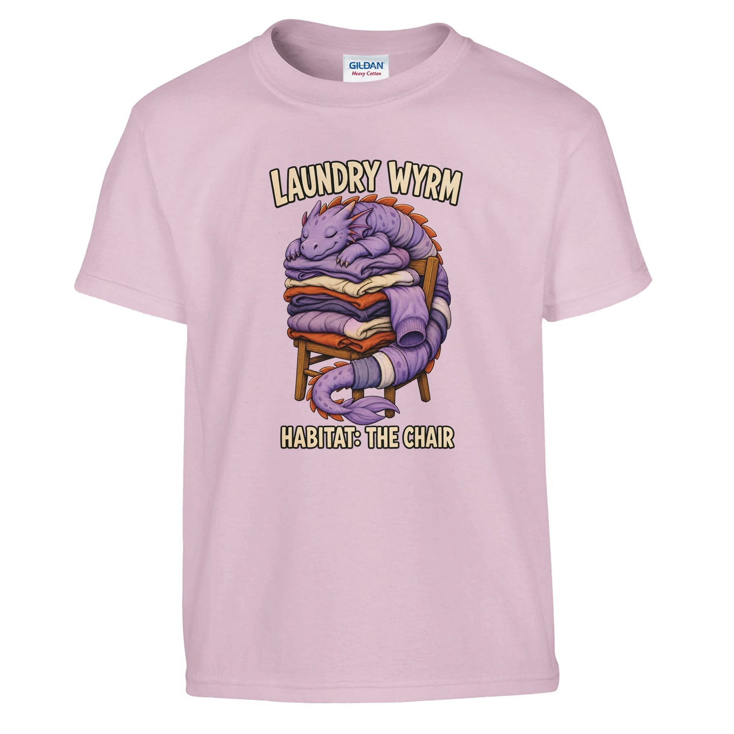 Laundry Wyrm – Habitat: The Chair Kids' T-shirt — product view 9
