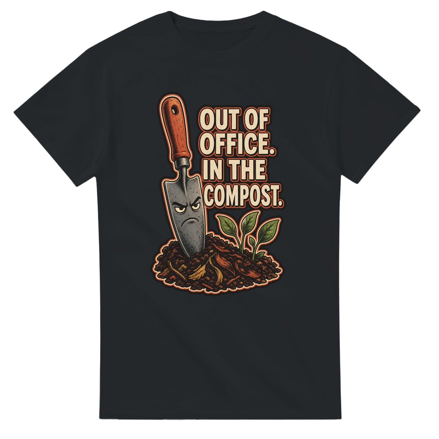 Out of Office, In the Compost T-shirt — product view 10