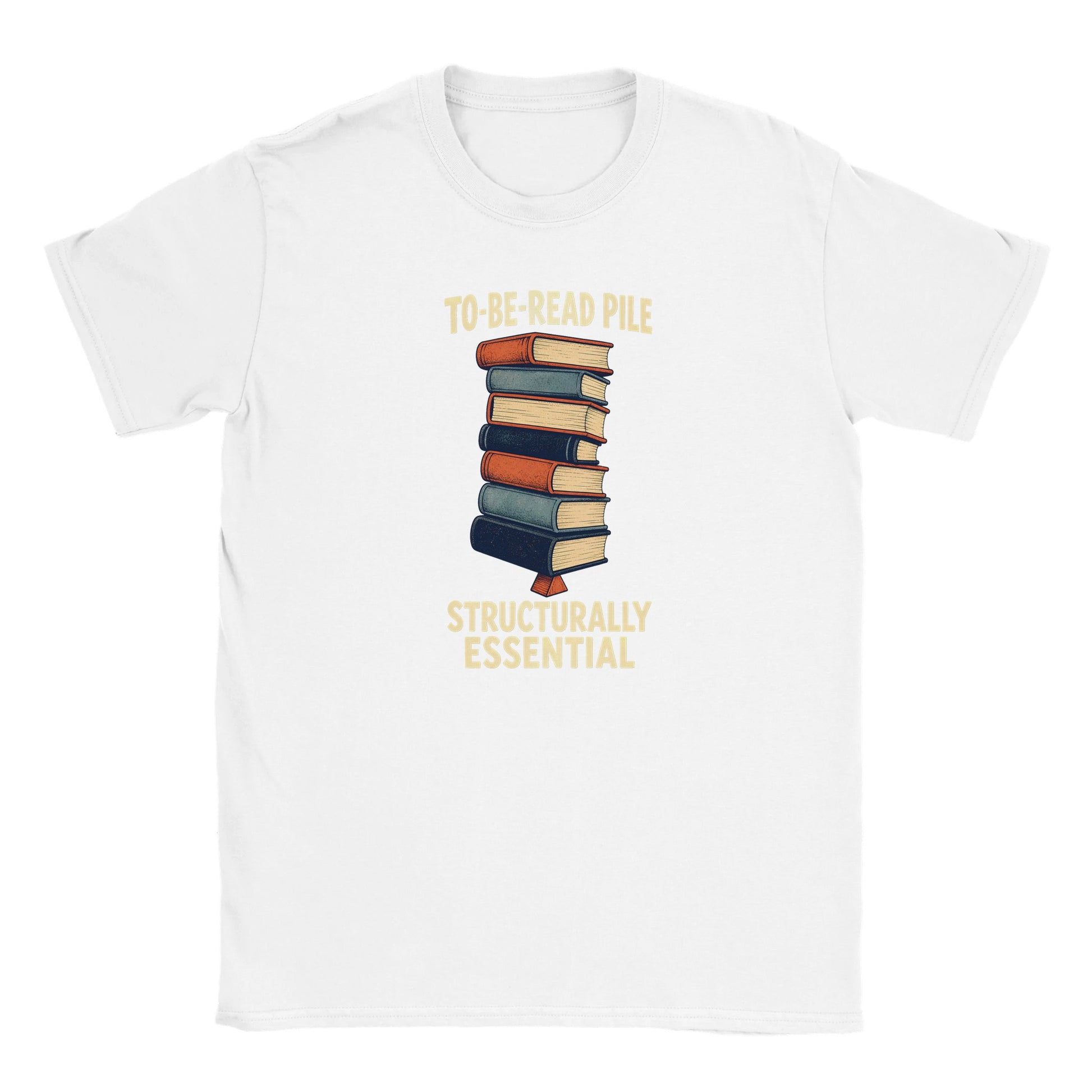 To-Be-Read Pile: Structurally Essential Book Graphic Kids' T-shirt — product view 15