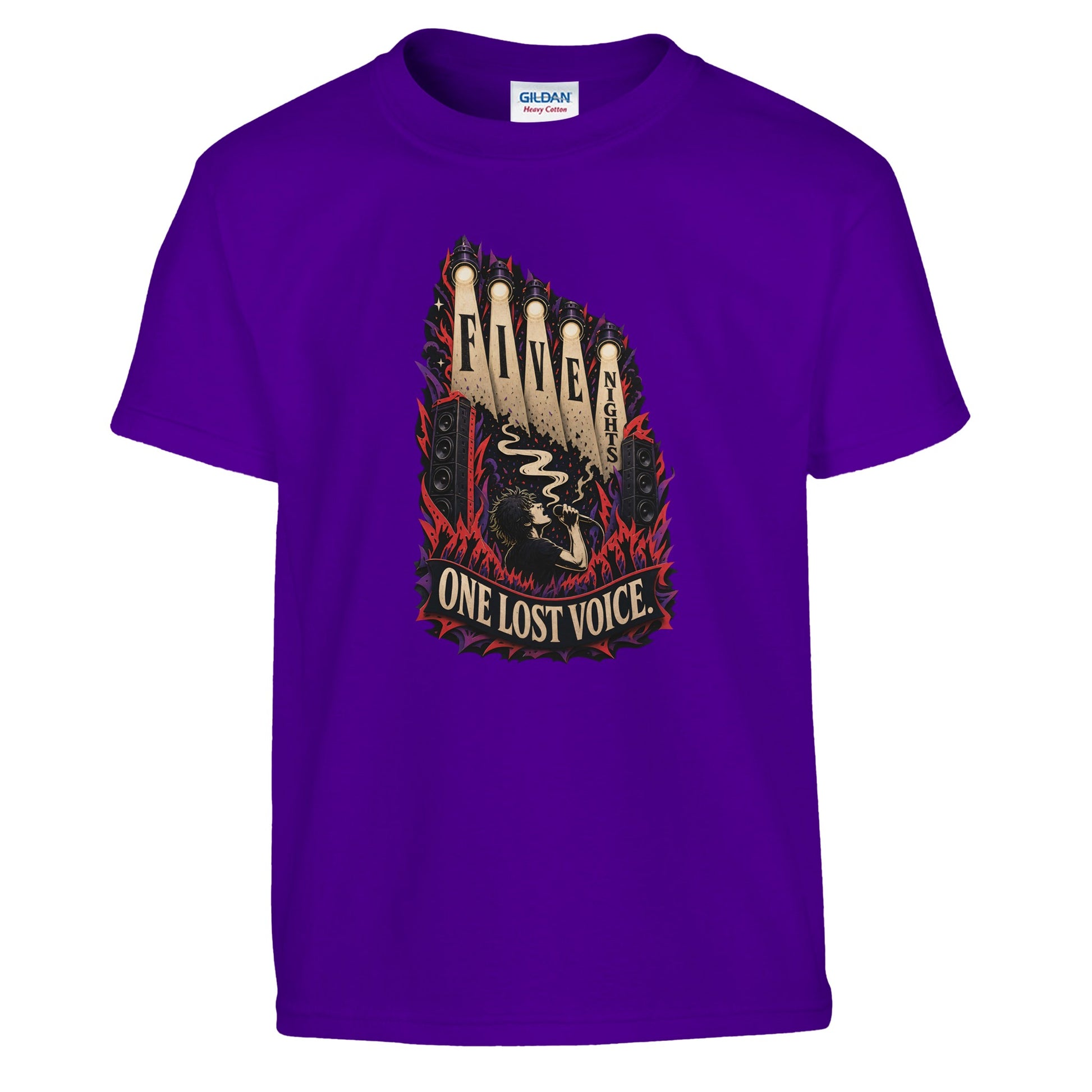 Five Nights, One Lost Voice Kids' T-shirt — product view 6
