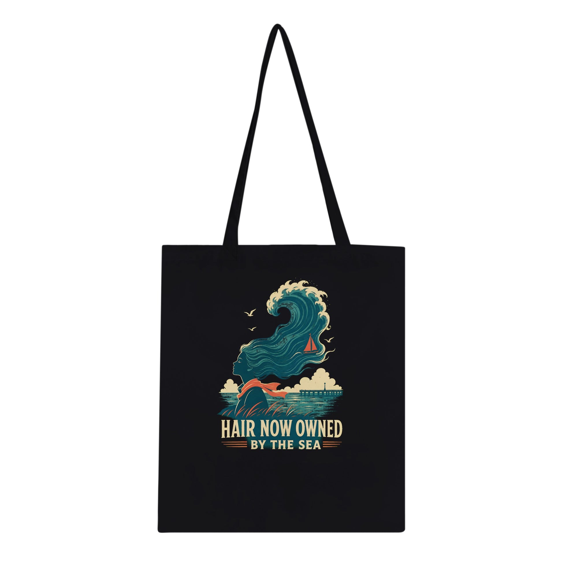 Hair Now Owned by the Sea Tote Bag — product view 4