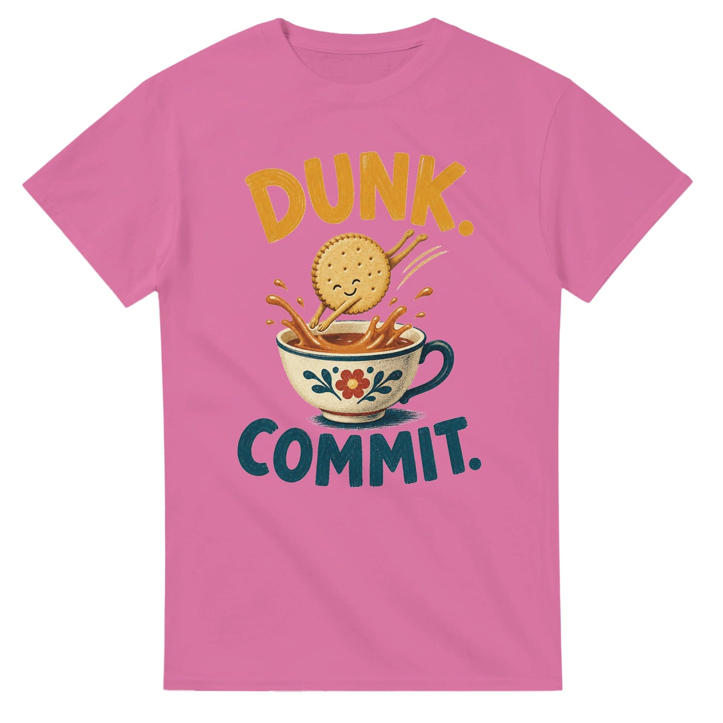 Dunk. Commit. Tea Biscuit Graphic T-shirt — product view 4