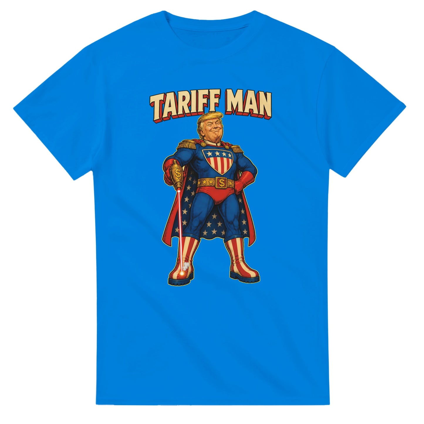 Tariff Man – Self-Shot Satire T-shirt — product view 2