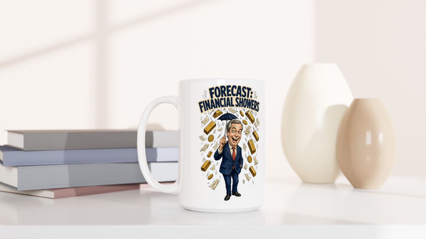 Forecast: Financial Showers Large Mug — product view 6