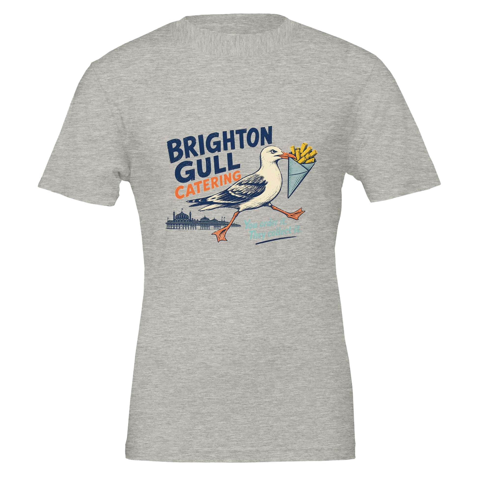 Brighton Gull Catering - You Order It, They Collect It T-shirt — product view 4