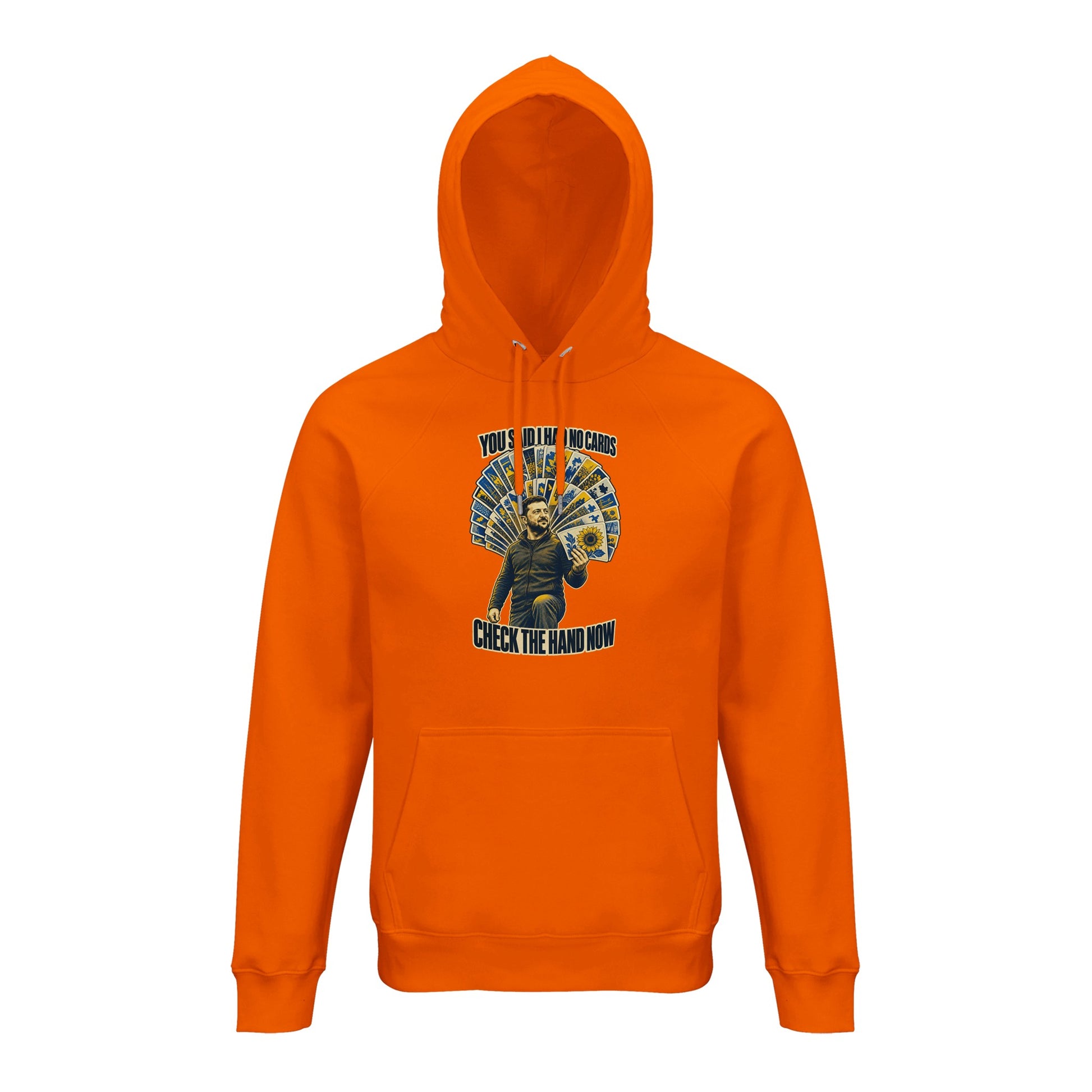 You Said I Had No Cards – Zelenskyy Satire Hoodie — product view 2