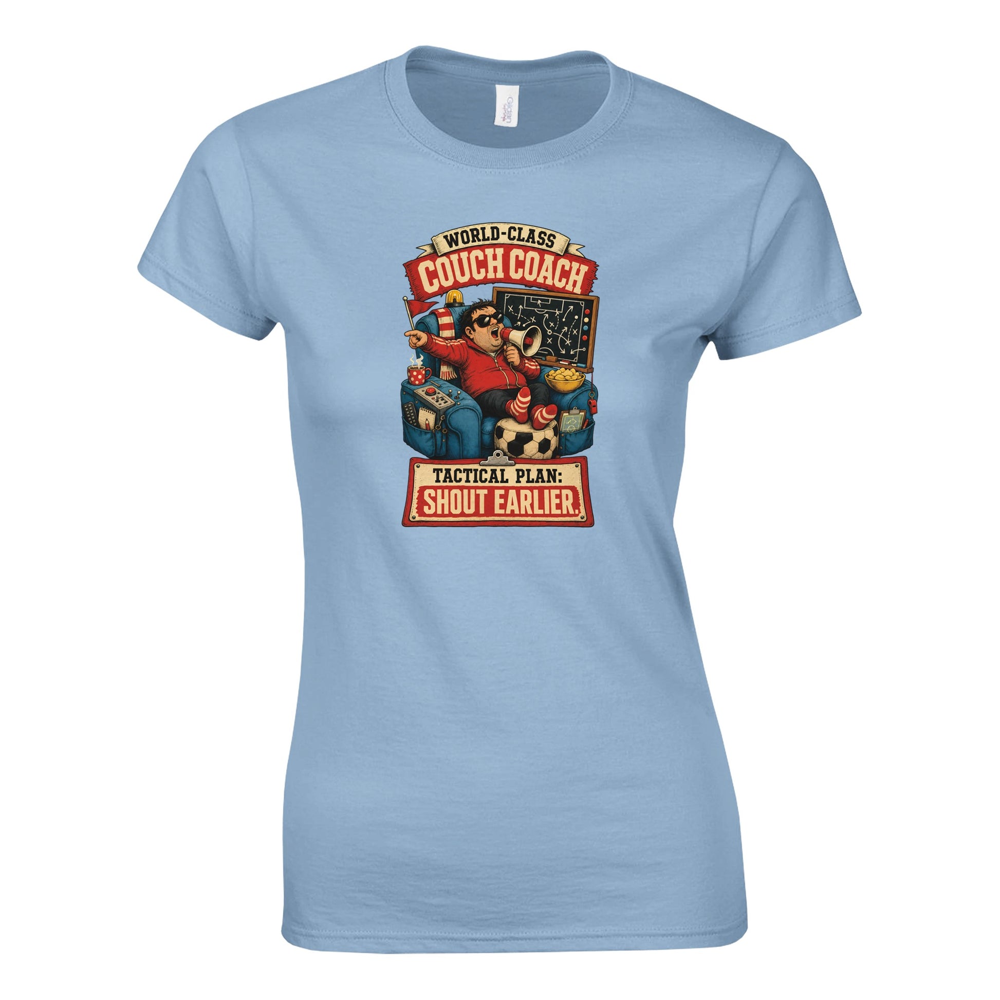 World-Class Couch Coach Women's T-shirt — product view 3