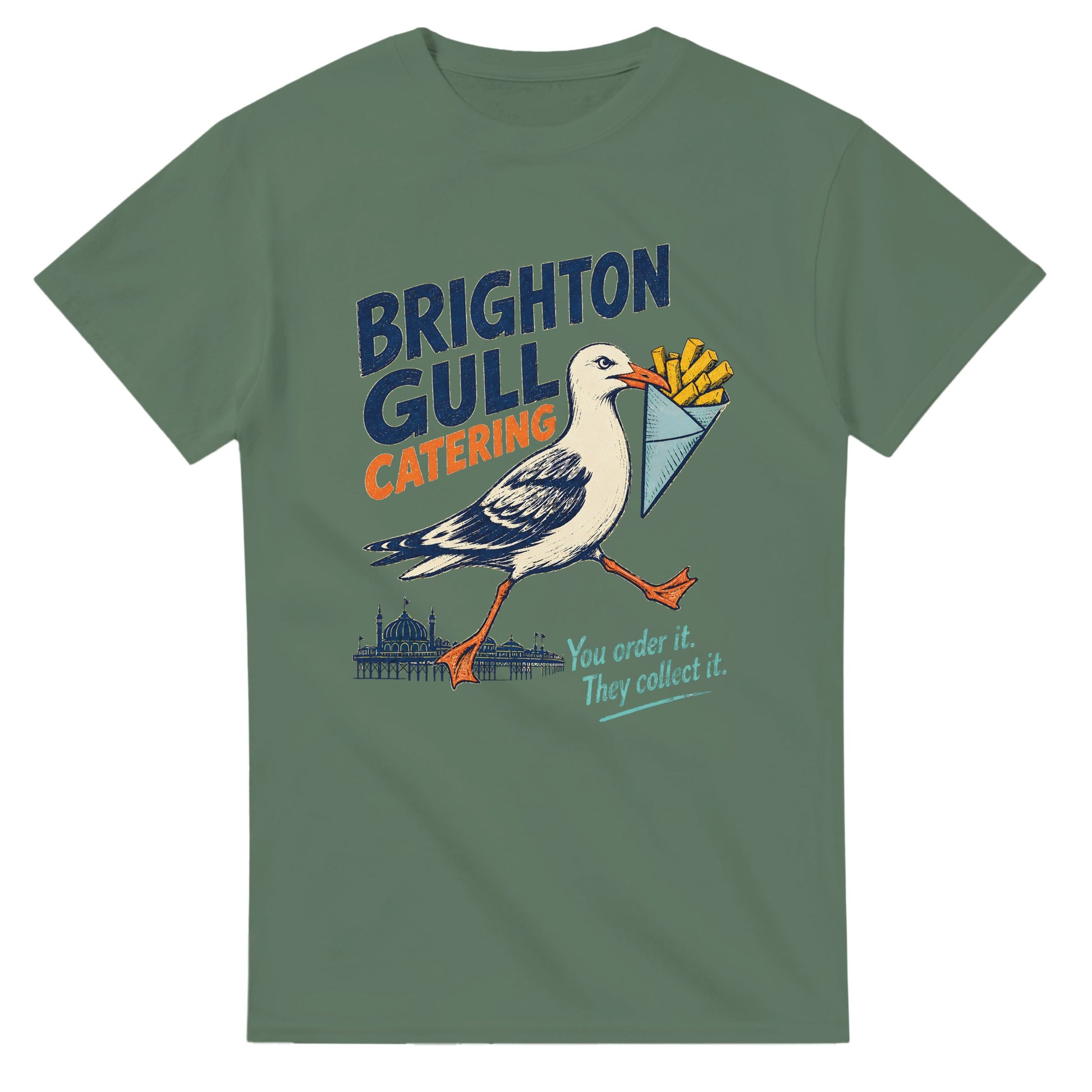 Brighton Gull Catering - You Order It, They Collect It T-shirt — product view 13