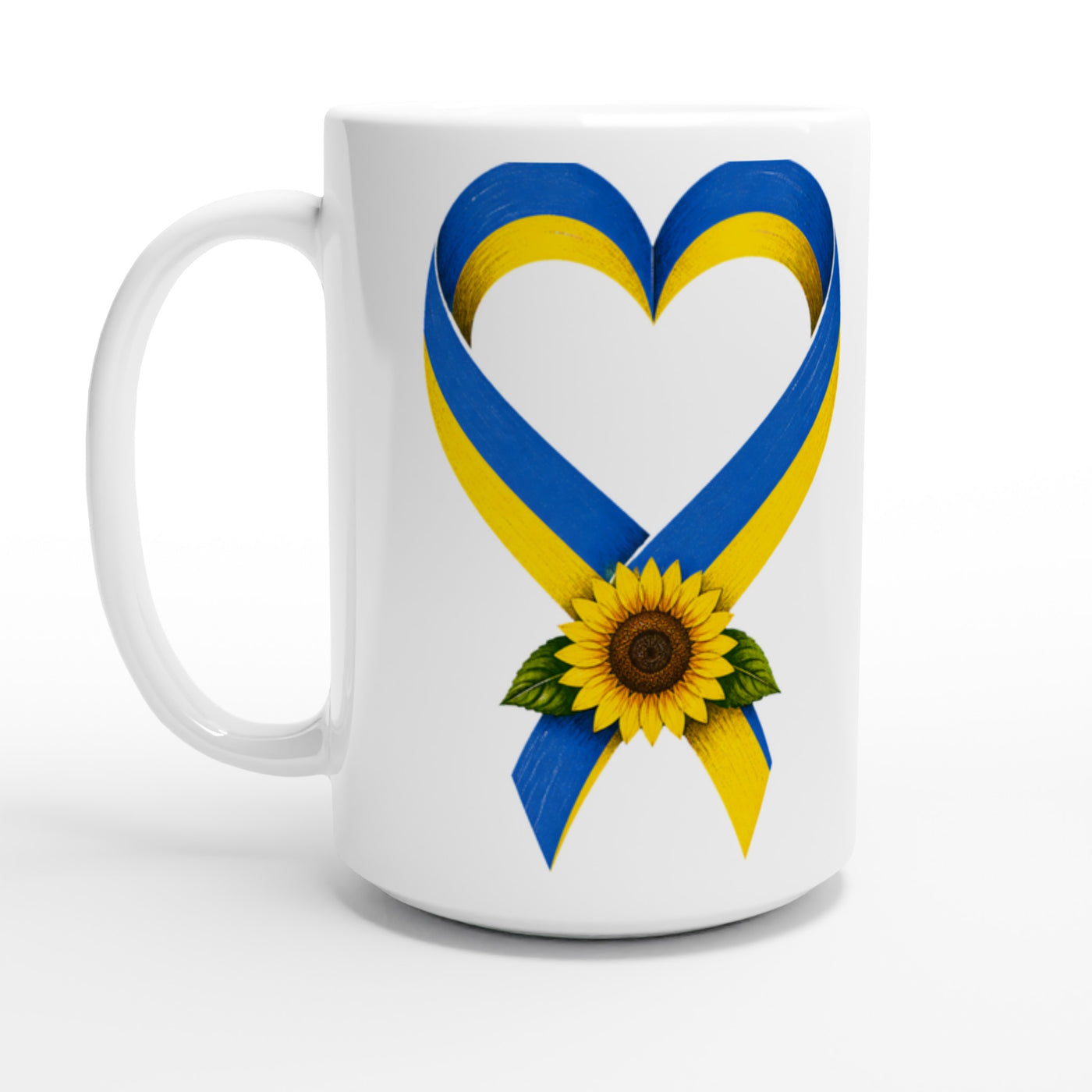 Ukraine Solidarity Ribbon Large Mug