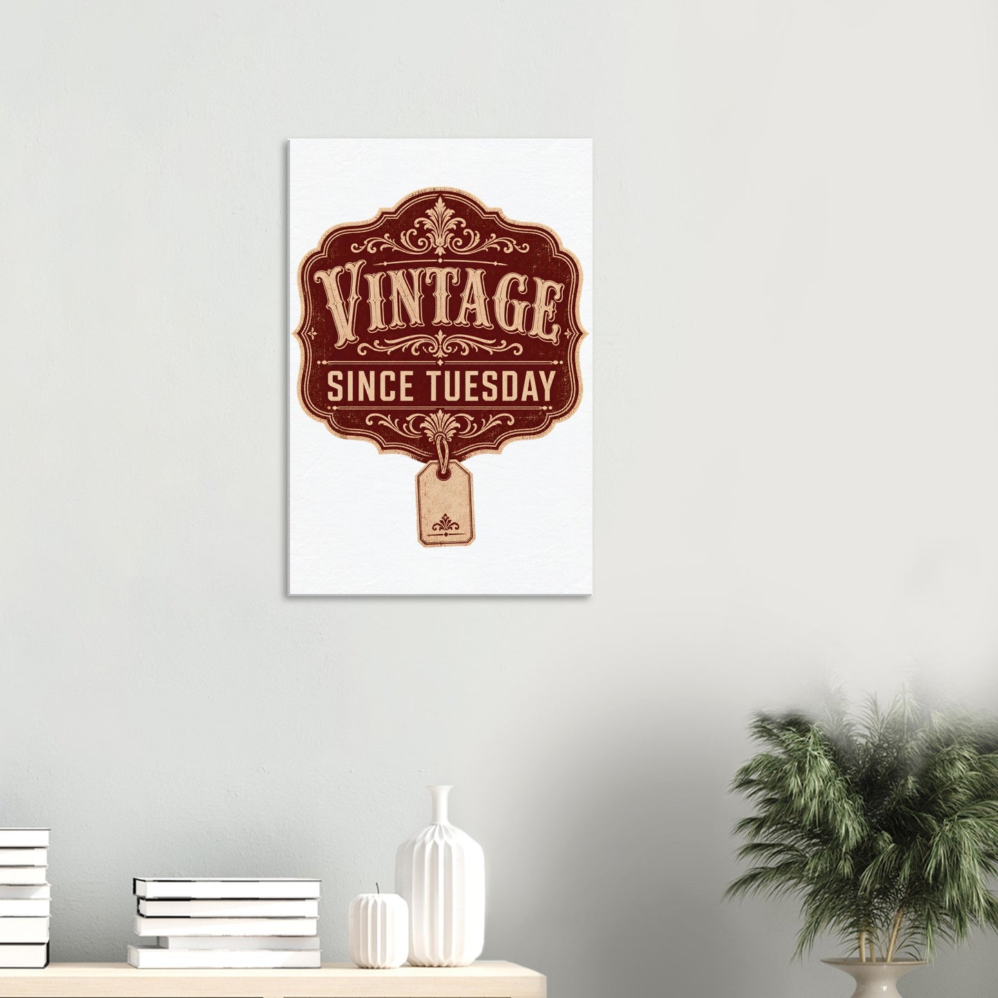 Vintage Since Tuesday Canvas — product view 4