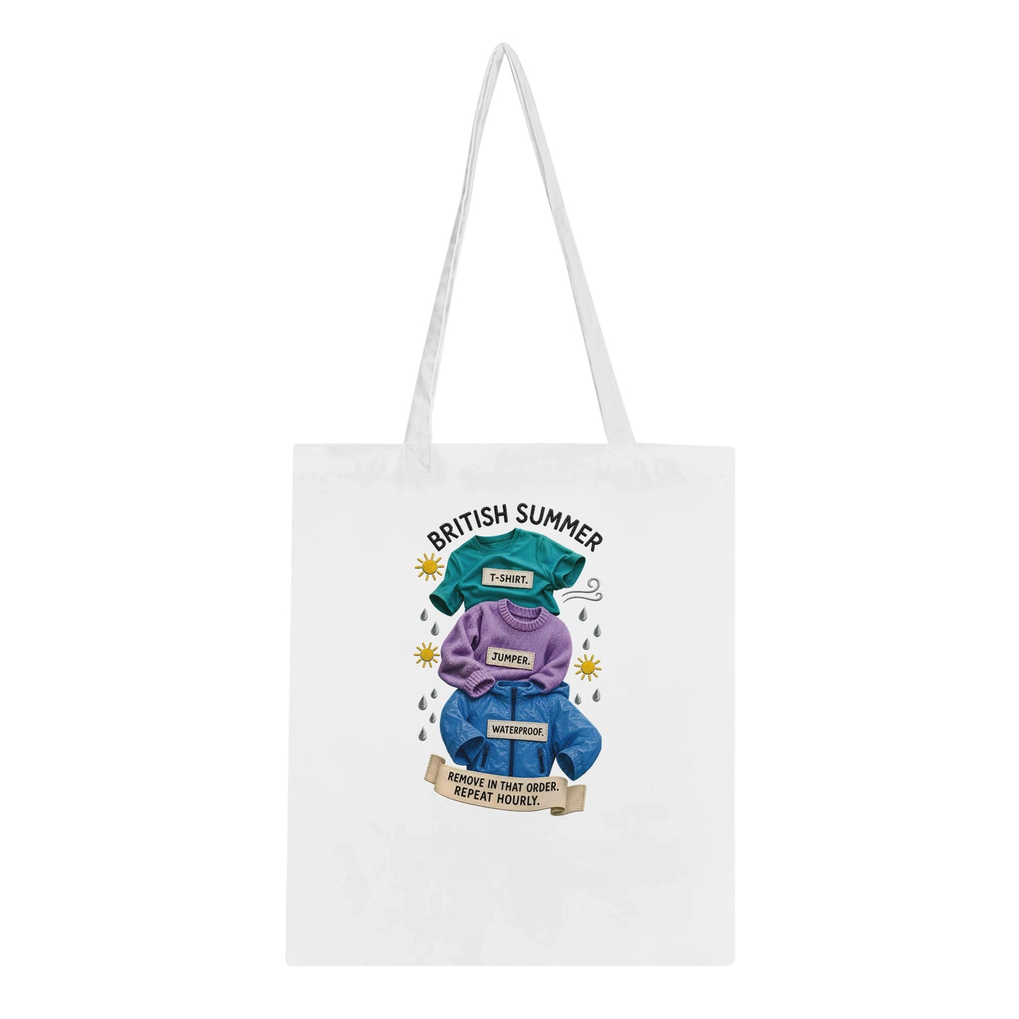British Summer: Repeat Layers Hourly Tote Bag — product view 5