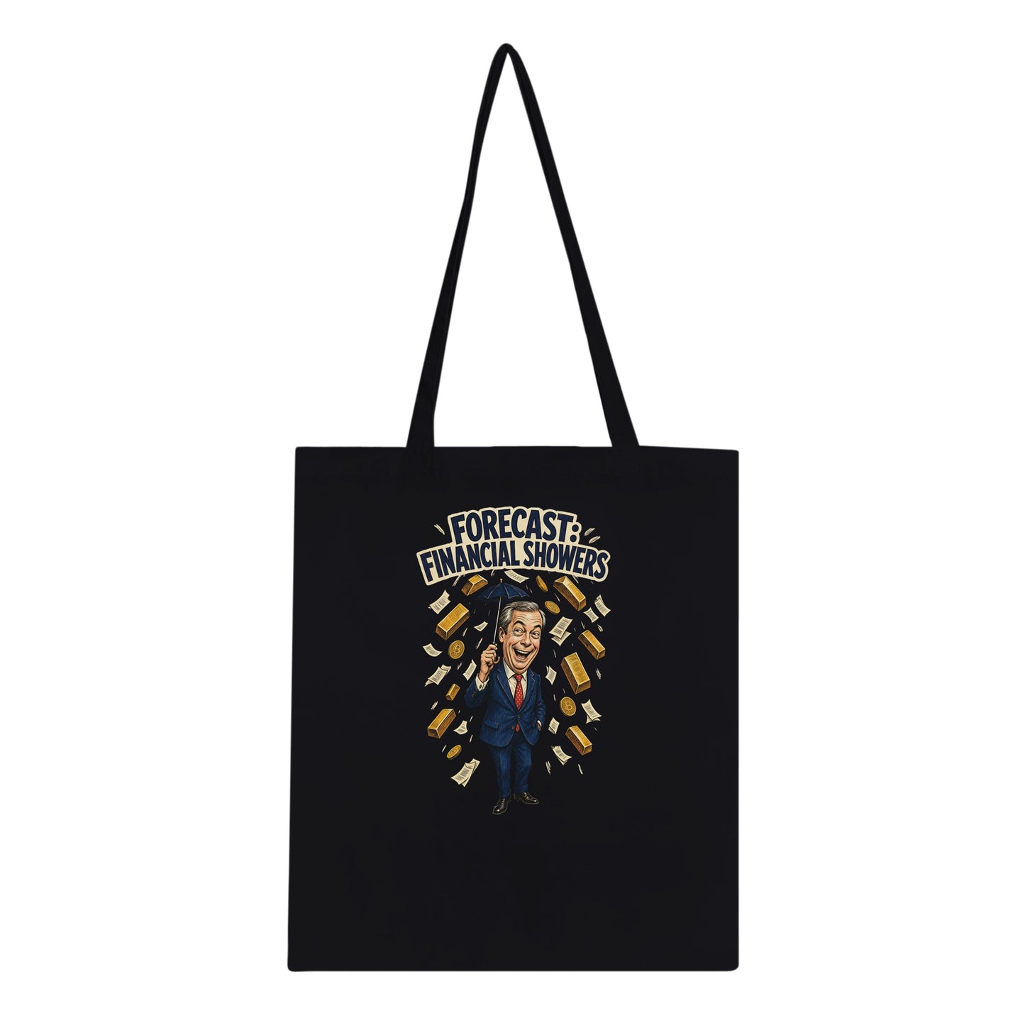 Forecast: Financial Showers Tote Bag — product view 3