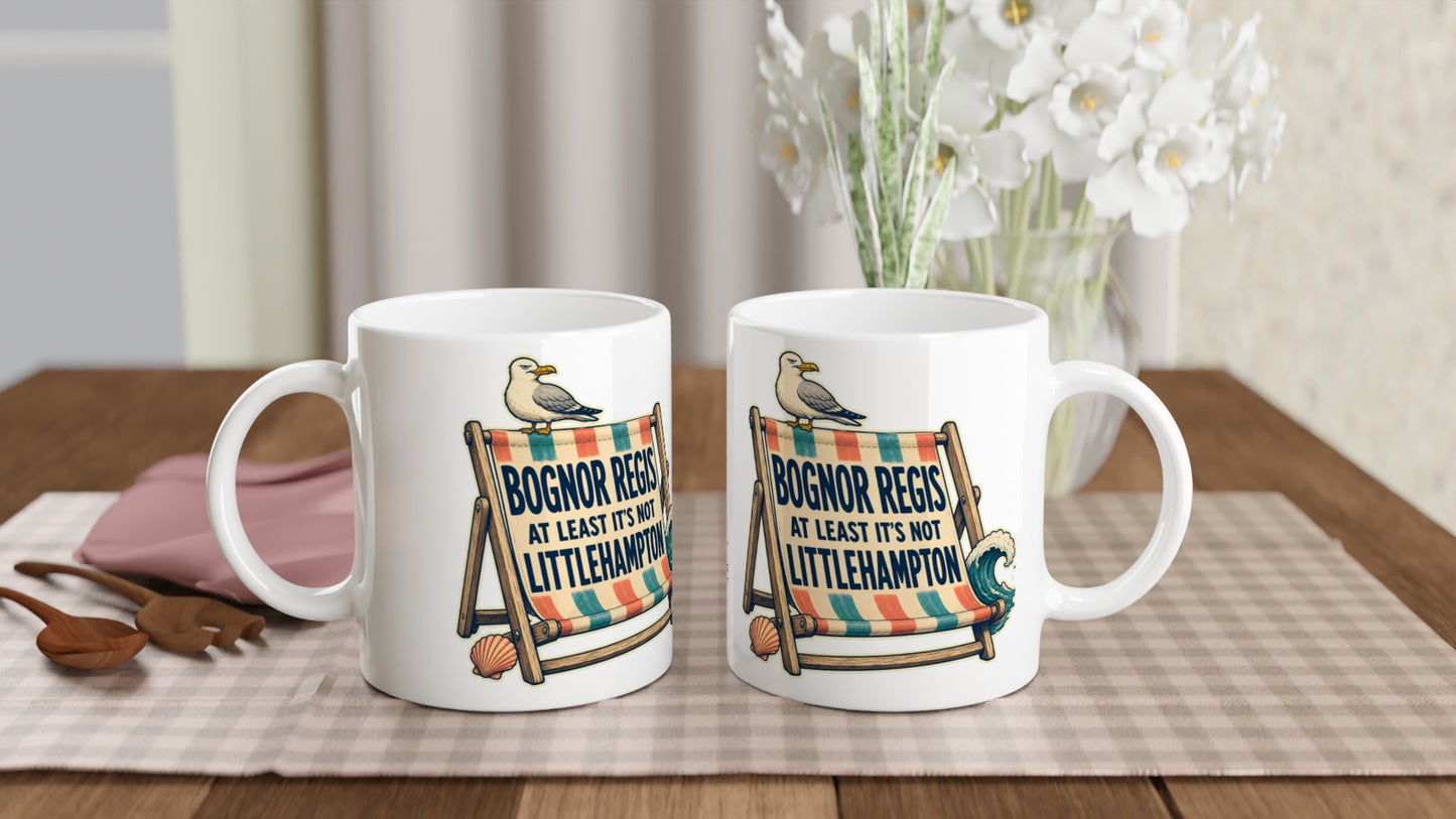 Bognor Regis — At Least It's Not Littlehampton Mug — product view 4