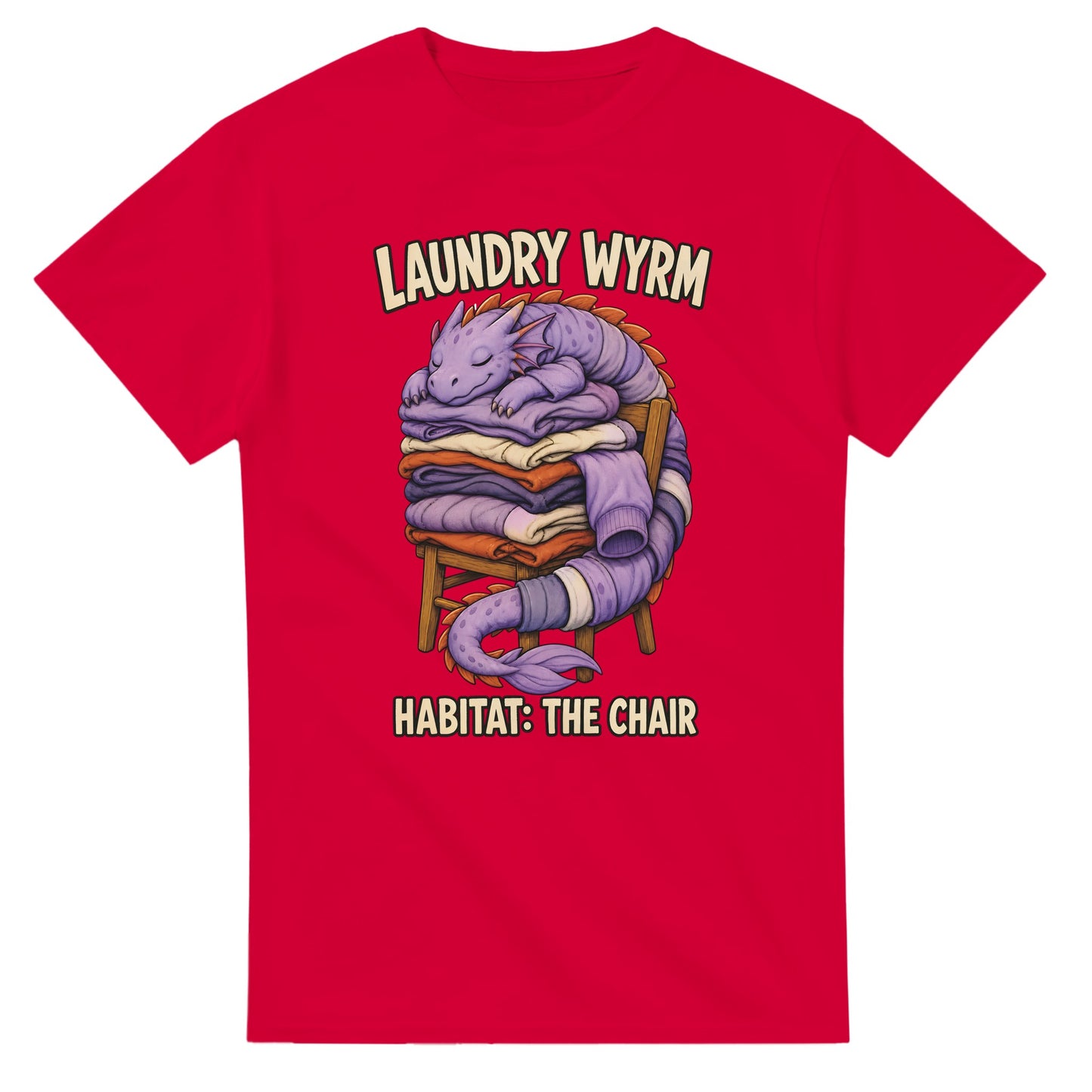 Laundry Wyrm – Habitat: The Chair T-shirt — product view 9