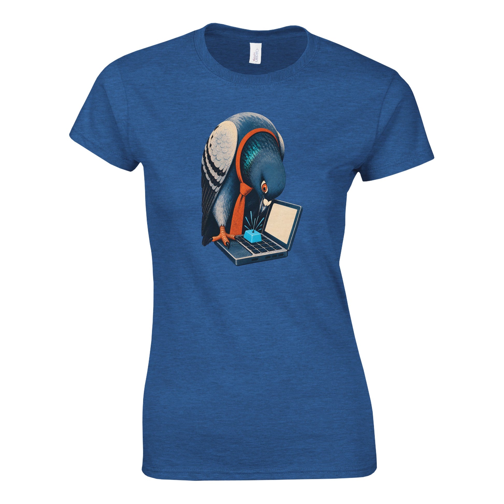 Pigeon Hits Send Women's T-shirt — product view 5