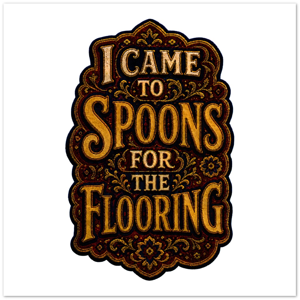 I Came to Spoons for the Flooring Greeting Card Pack — product view 3