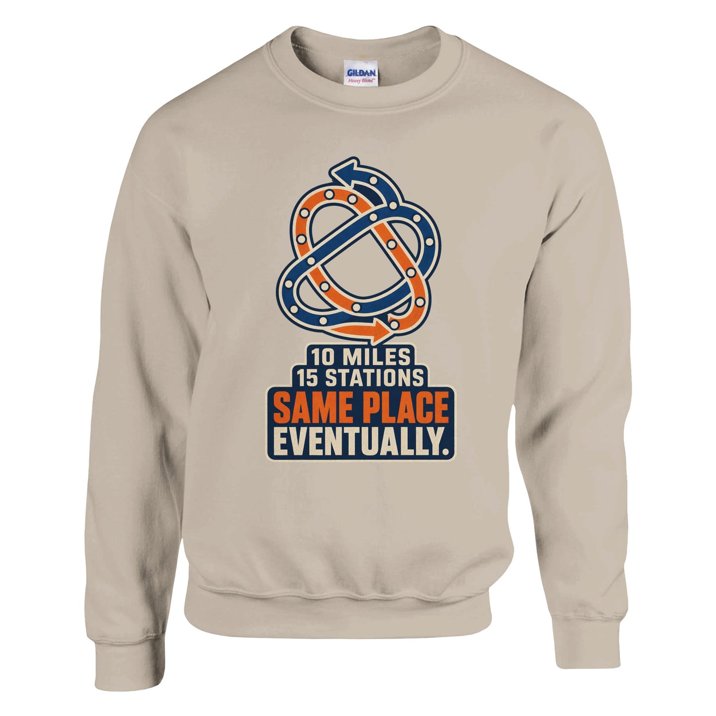 Glasgow Same Place Eventually Sweatshirt — product view 14