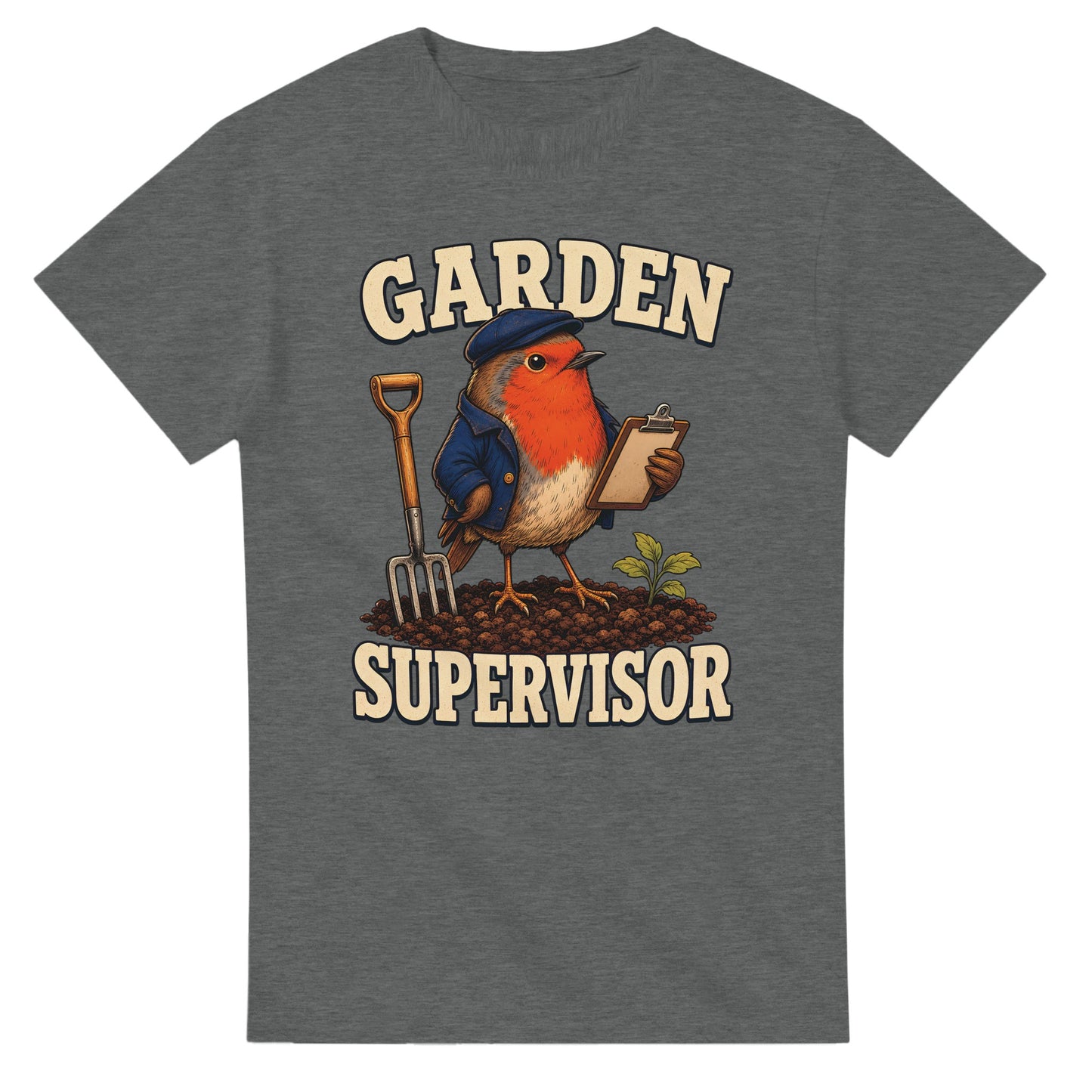 Garden Supervisor Robin T-shirt — product view 3