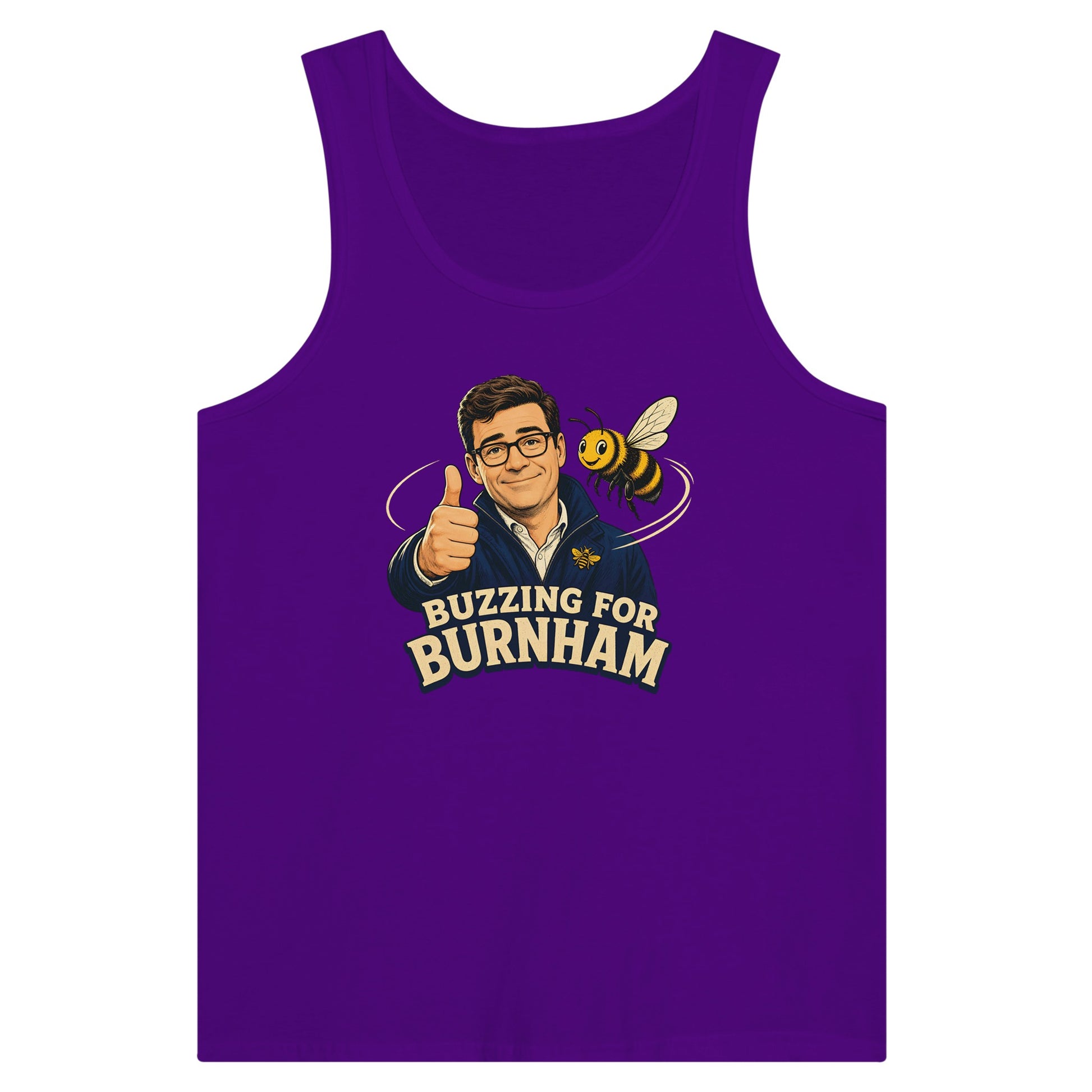 Buzzing for Burnham Premium Unisex Tank Top — product view 6