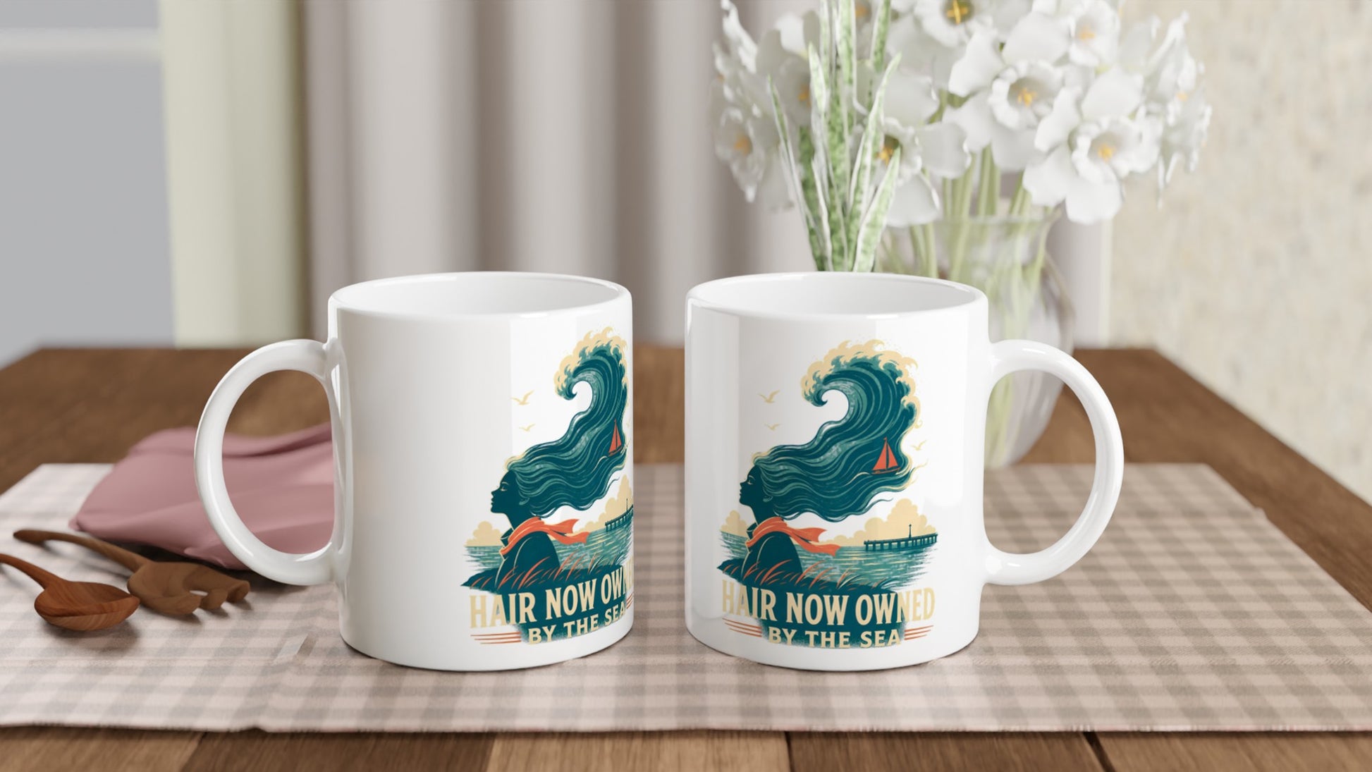 Hair Now Owned by the Sea Mug — product view 4