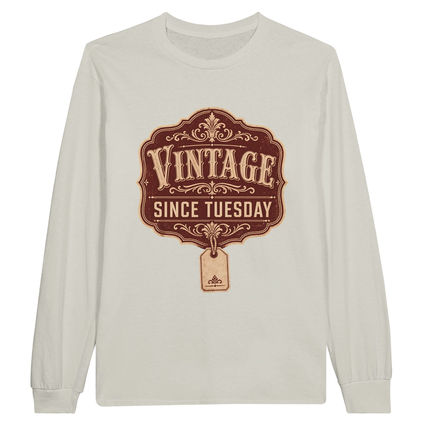 Vintage Since Tuesday T-shirt Long-Sleeve T-shirt — product view 4