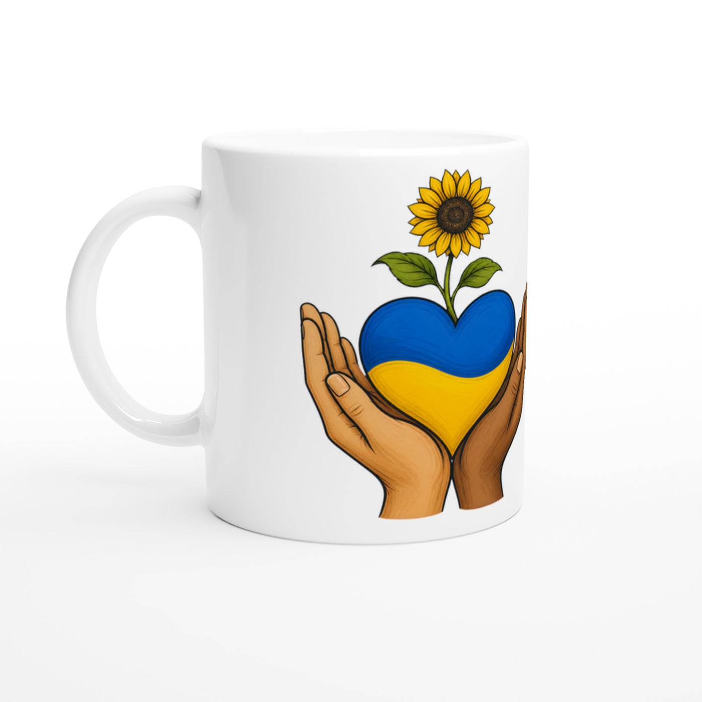 Hands With Ukraine Mug