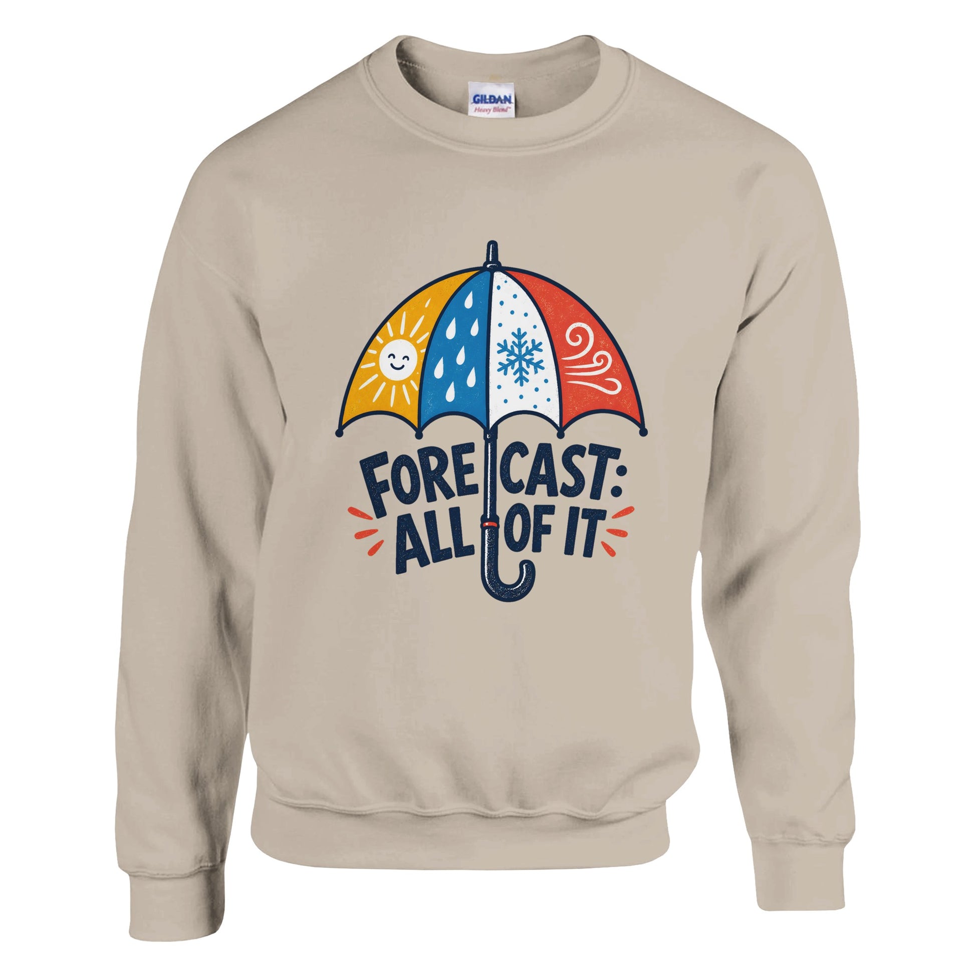 Forecast: All of It British Weather Graphic Sweatshirt — product view 2
