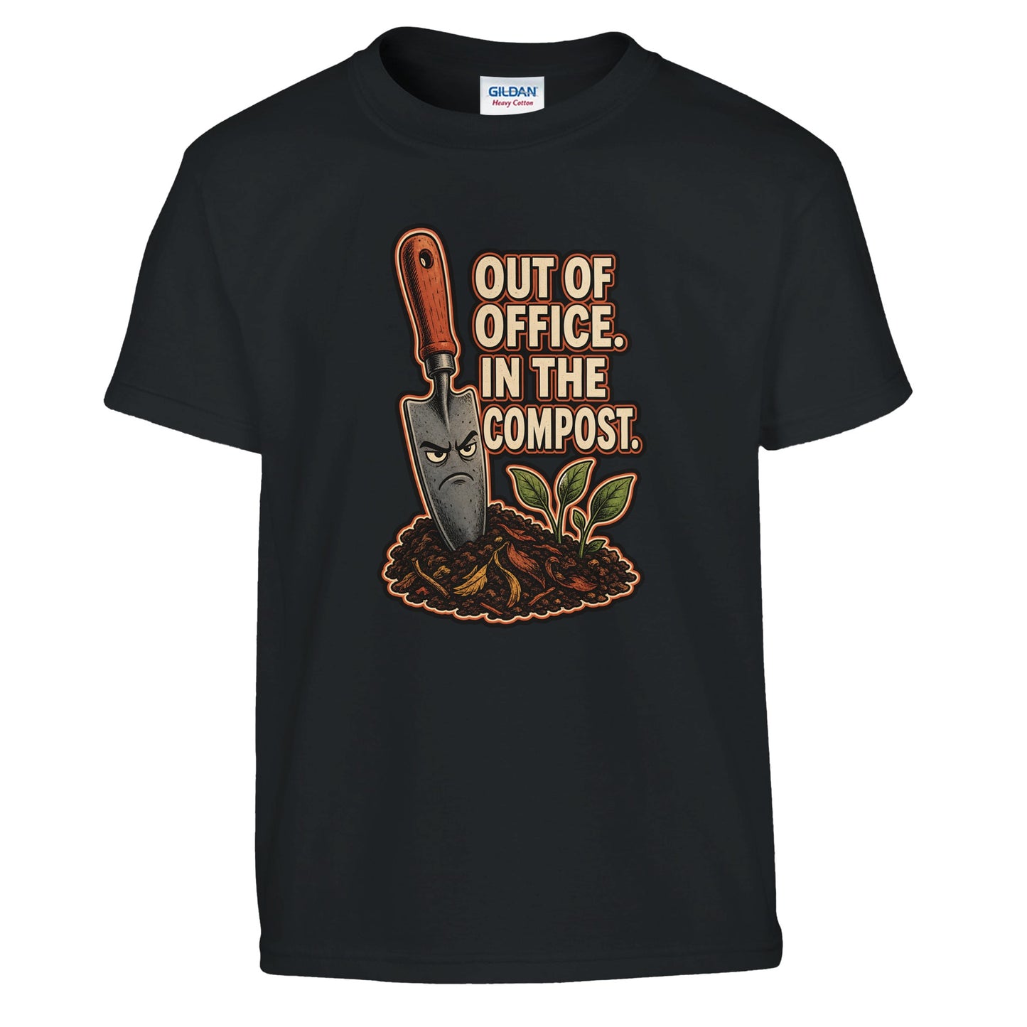 Out of Office, In the Compost Kids' T-shirt — product view 2