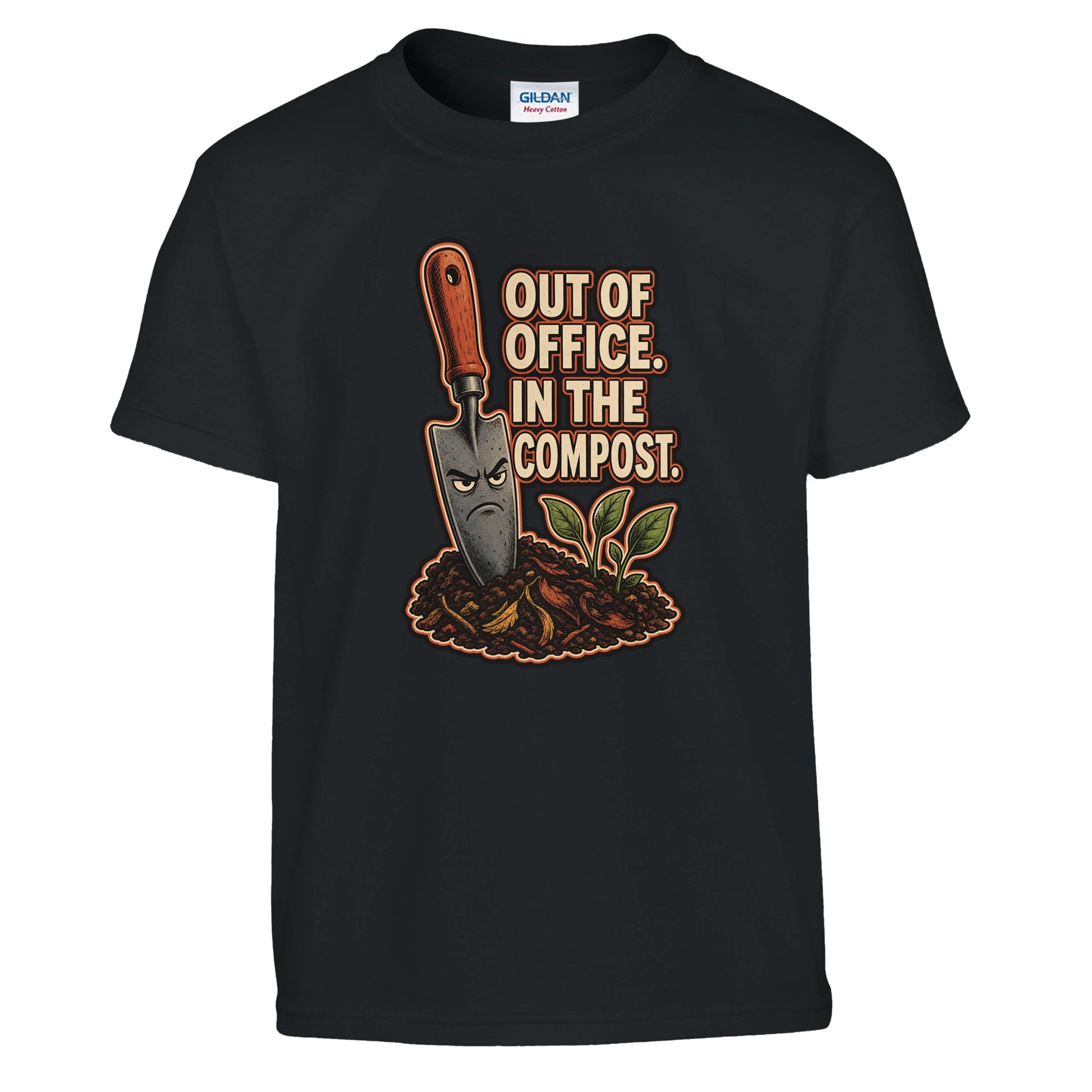 Out of Office, In the Compost Kids' T-shirt — product view 2