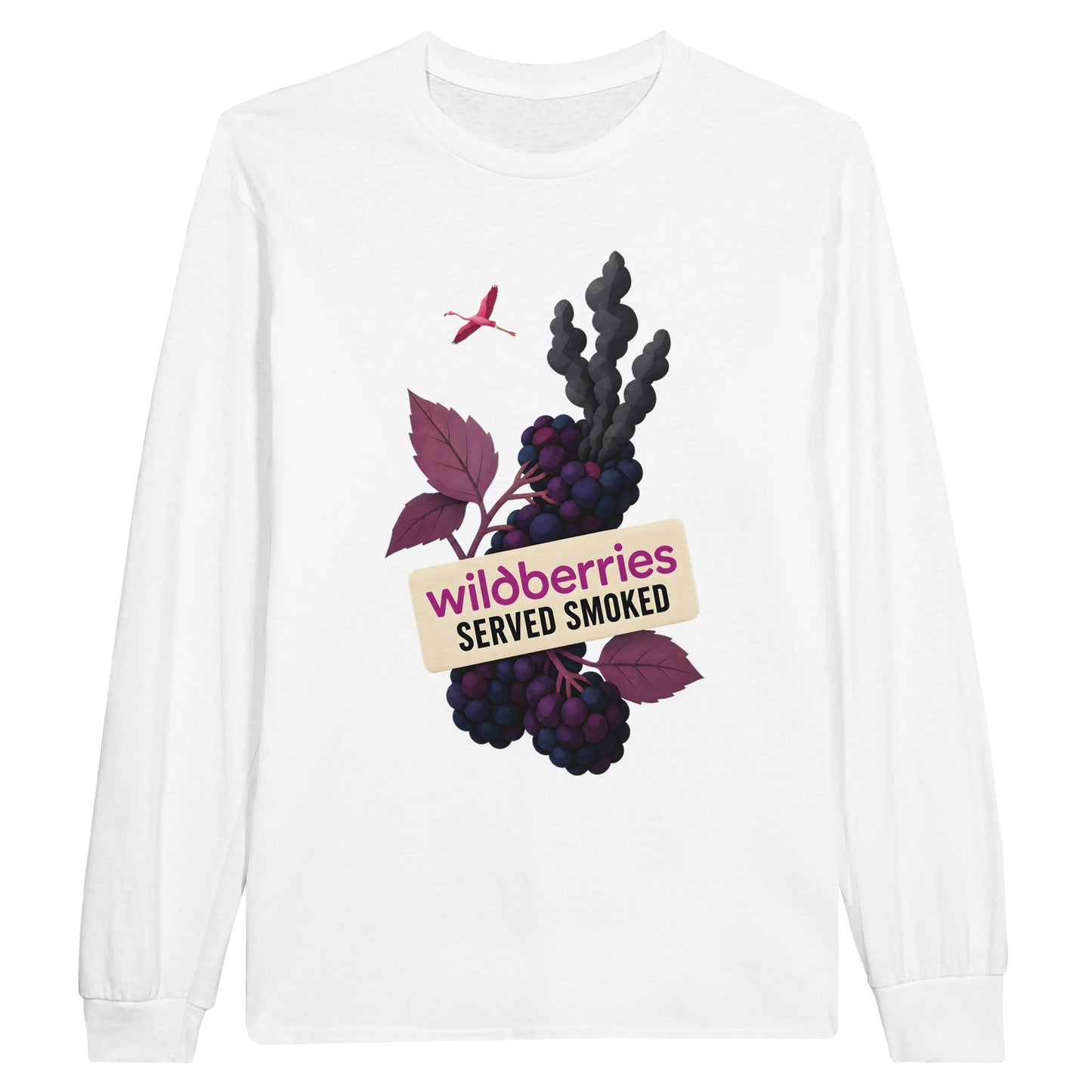Wildberries, Served Smoked Long-Sleeve T-shirt — product view 1