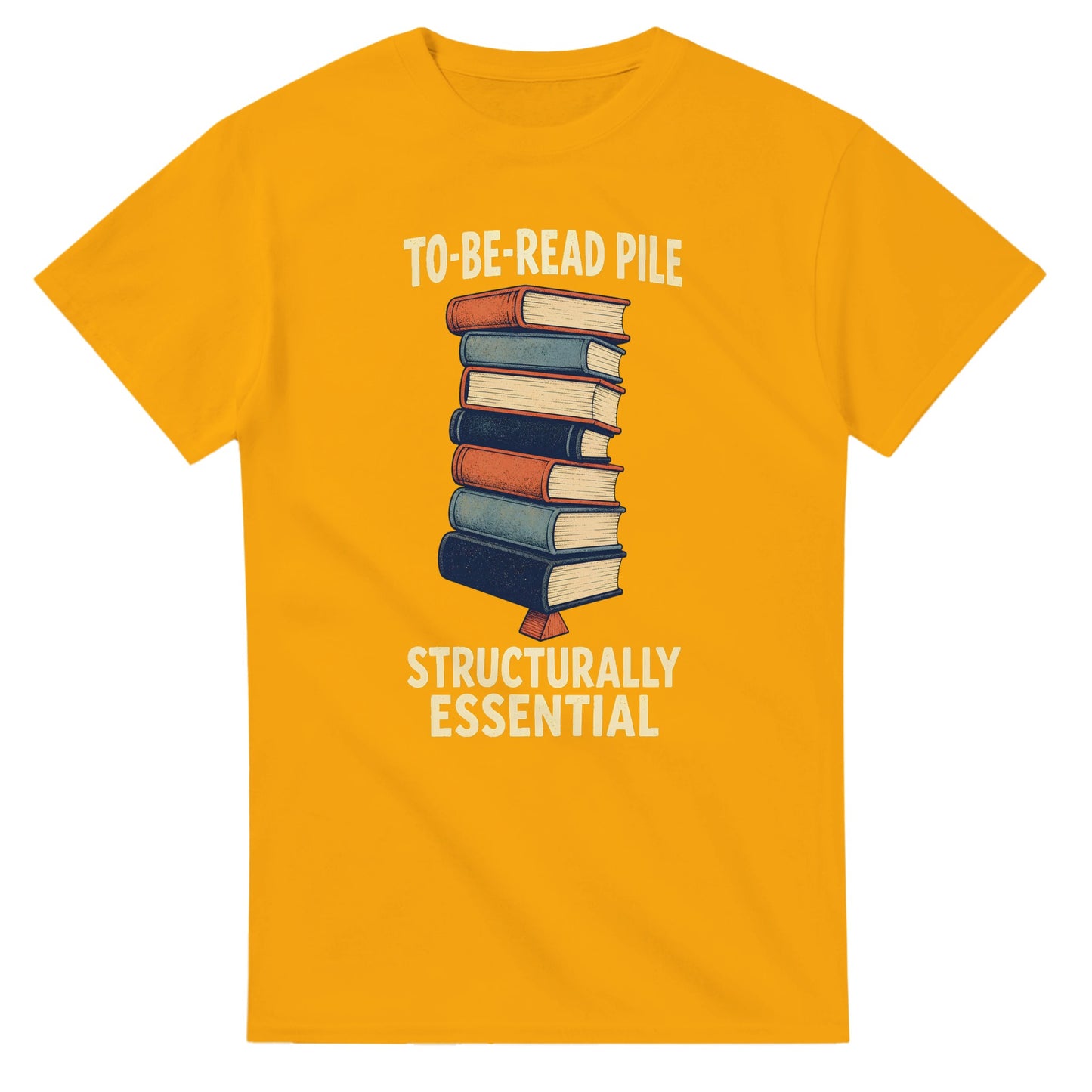 To-Be-Read Pile: Structurally Essential Book Graphic T-shirt — product view 14