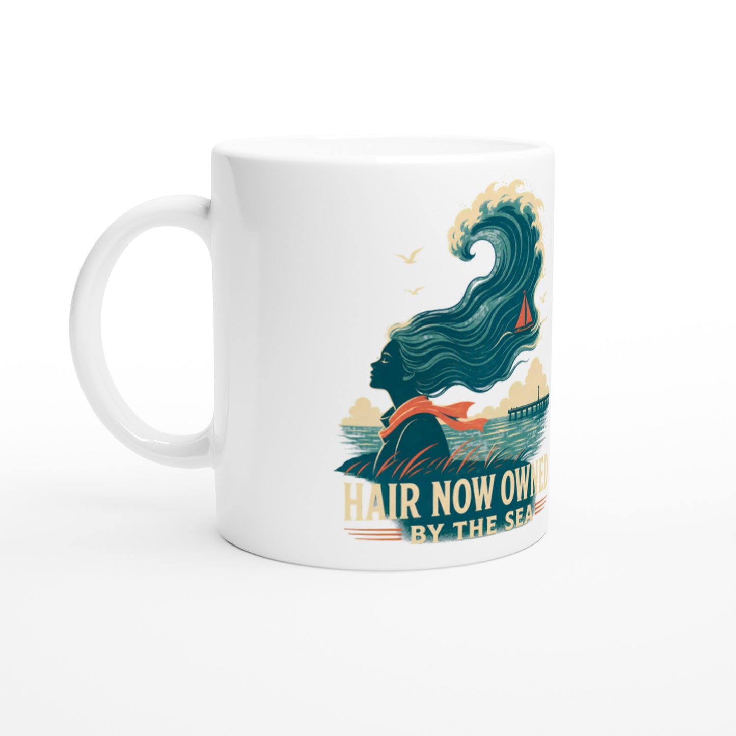Hair Now Owned by the Sea Mug — product view 1