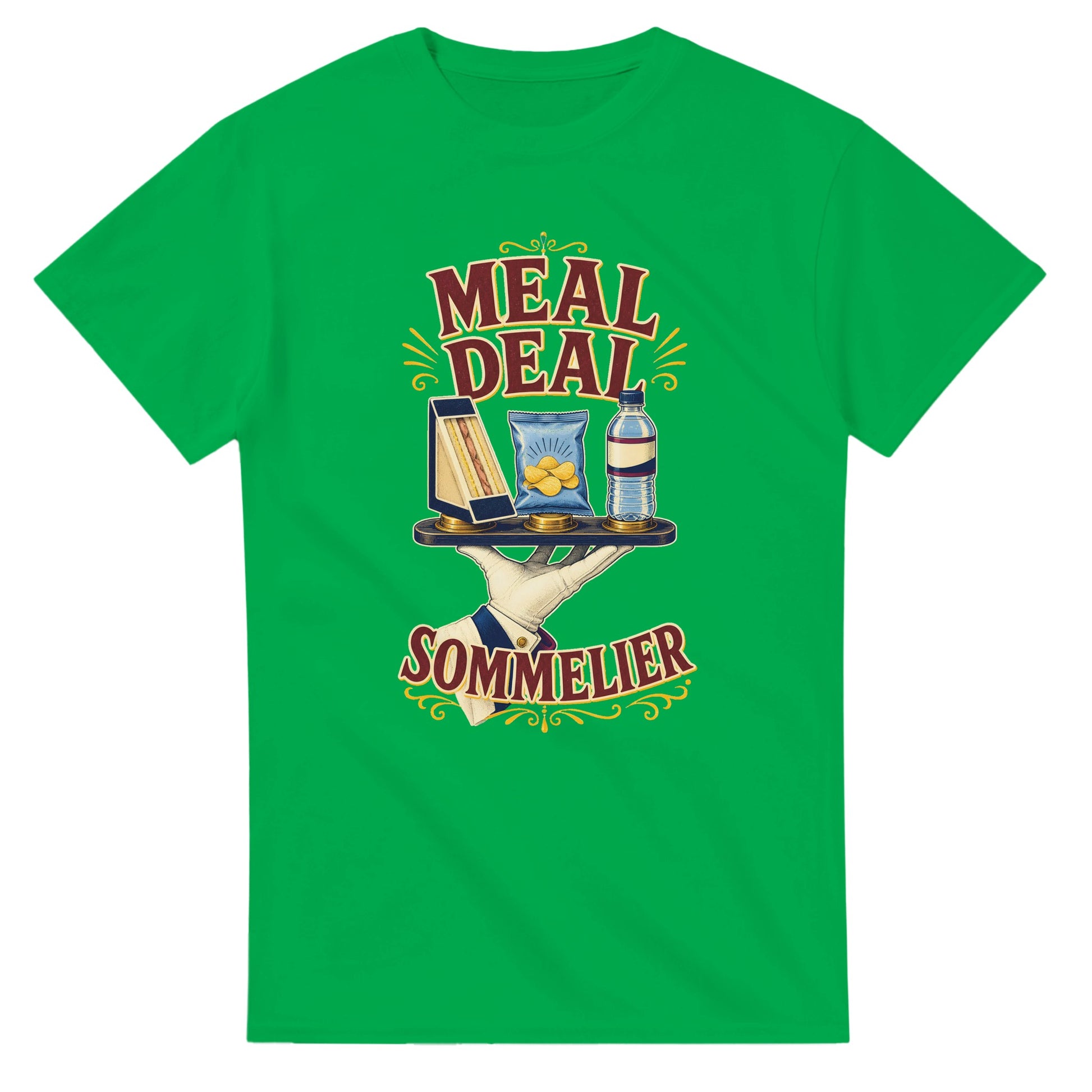 Meal Deal Sommelier British Lunch Design T-shirt — product view 11