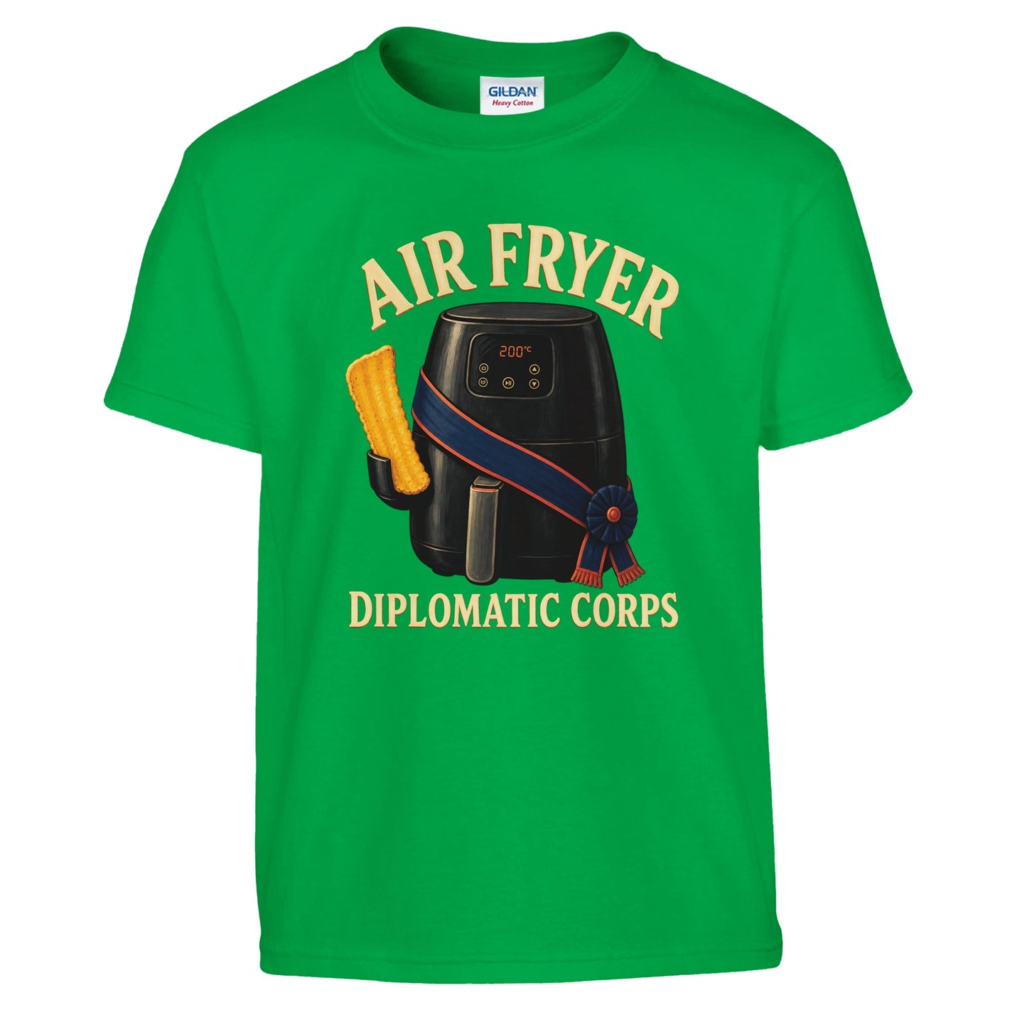 Air Fryer Diplomatic Corps Kids' T-shirt — product view 8