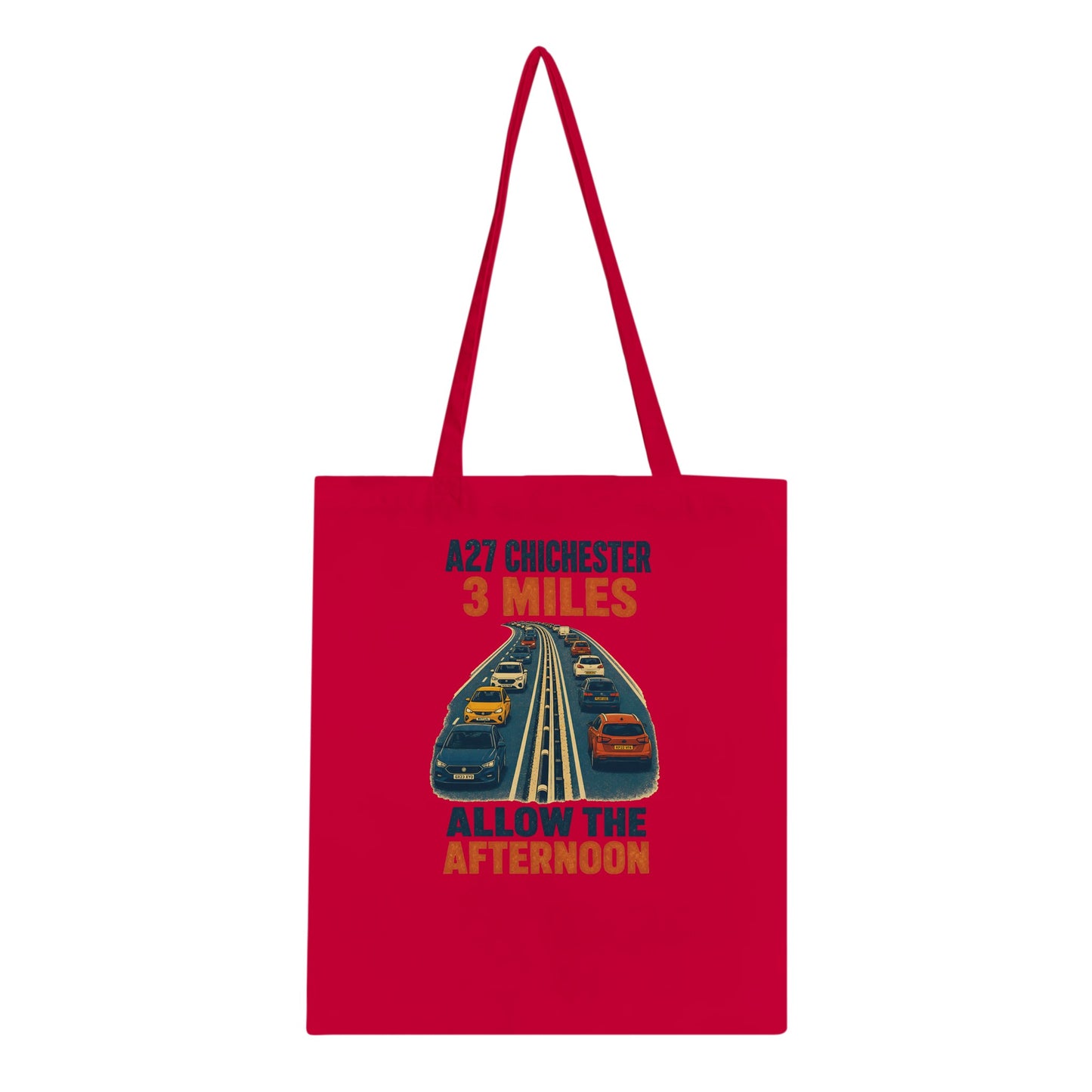 A27 Chichester – 3 Miles, Allow the Afternoon Tote Bag — product view 4