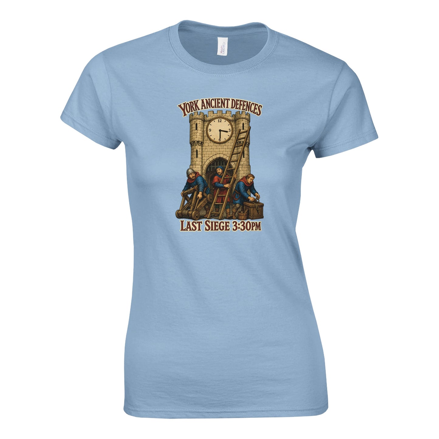 York Ancient Defences – Last Siege 3:30pm Women's T-shirt — product view 3