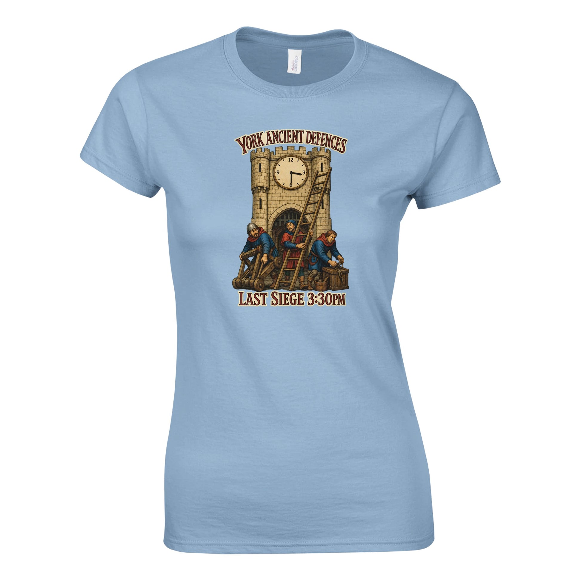 York Ancient Defences – Last Siege 3:30pm Women's T-shirt — product view 3