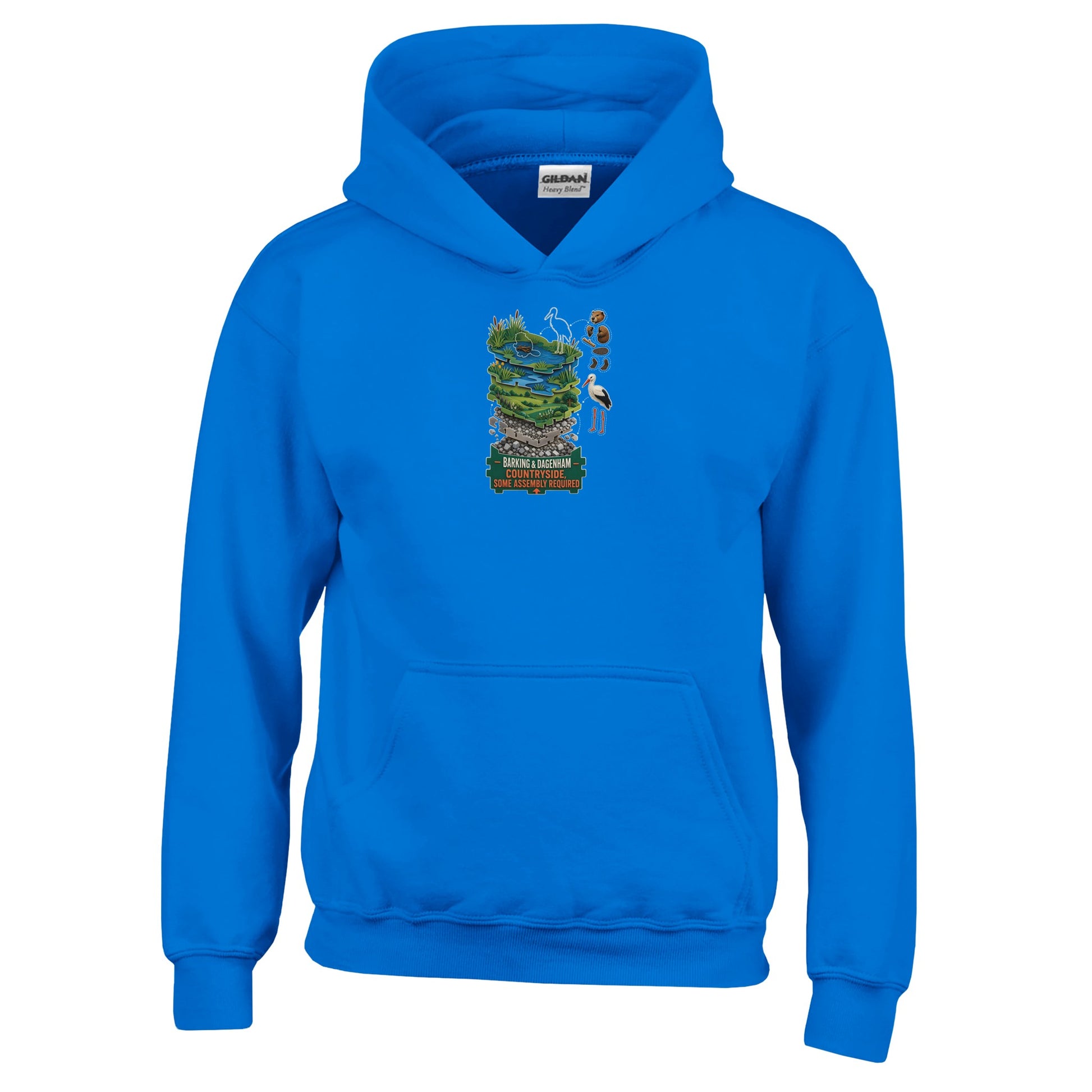 Barking & Dagenham Countryside Kids' Hoodie — product view 11