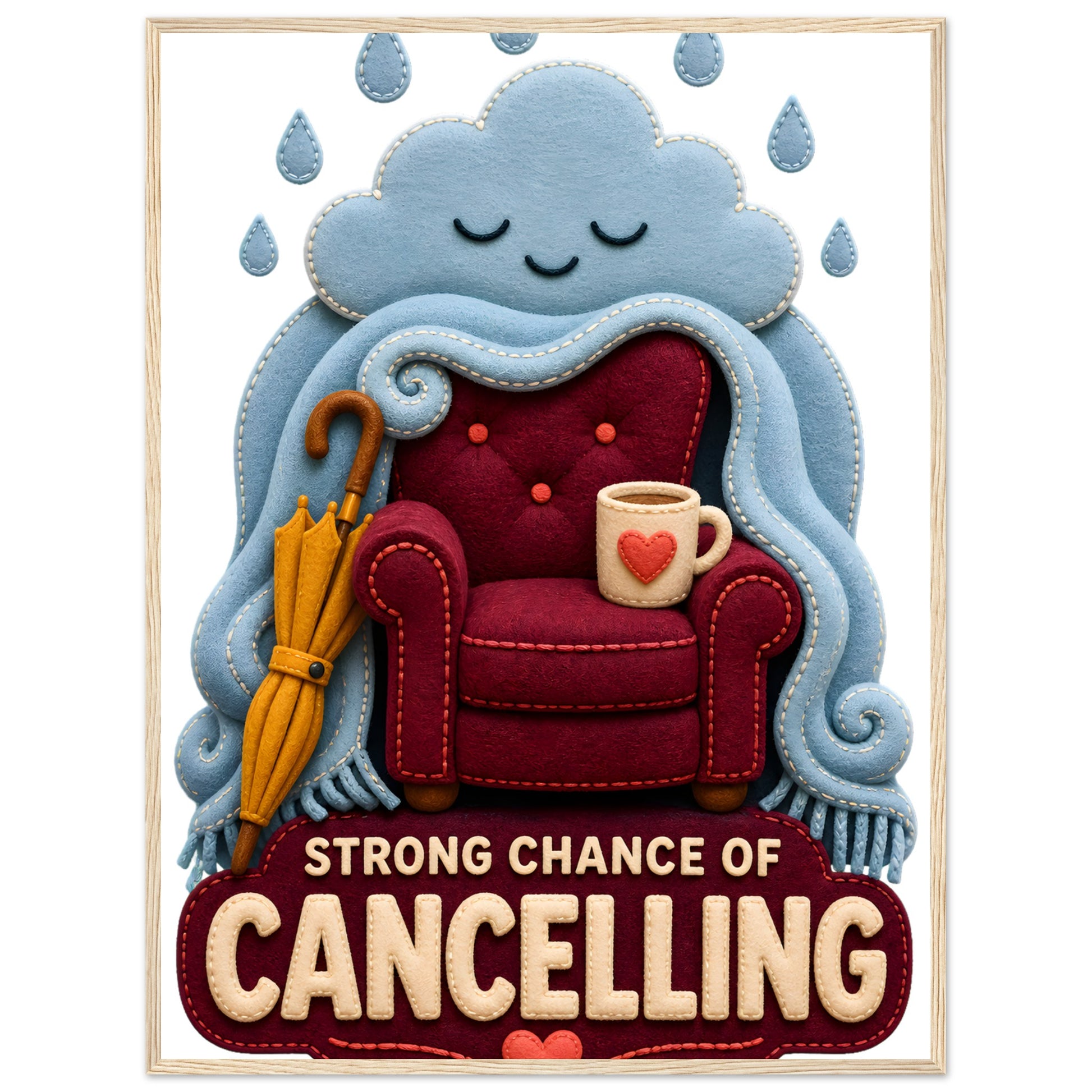Strong Chance of Cancelling Framed Wall Art — product view 5
