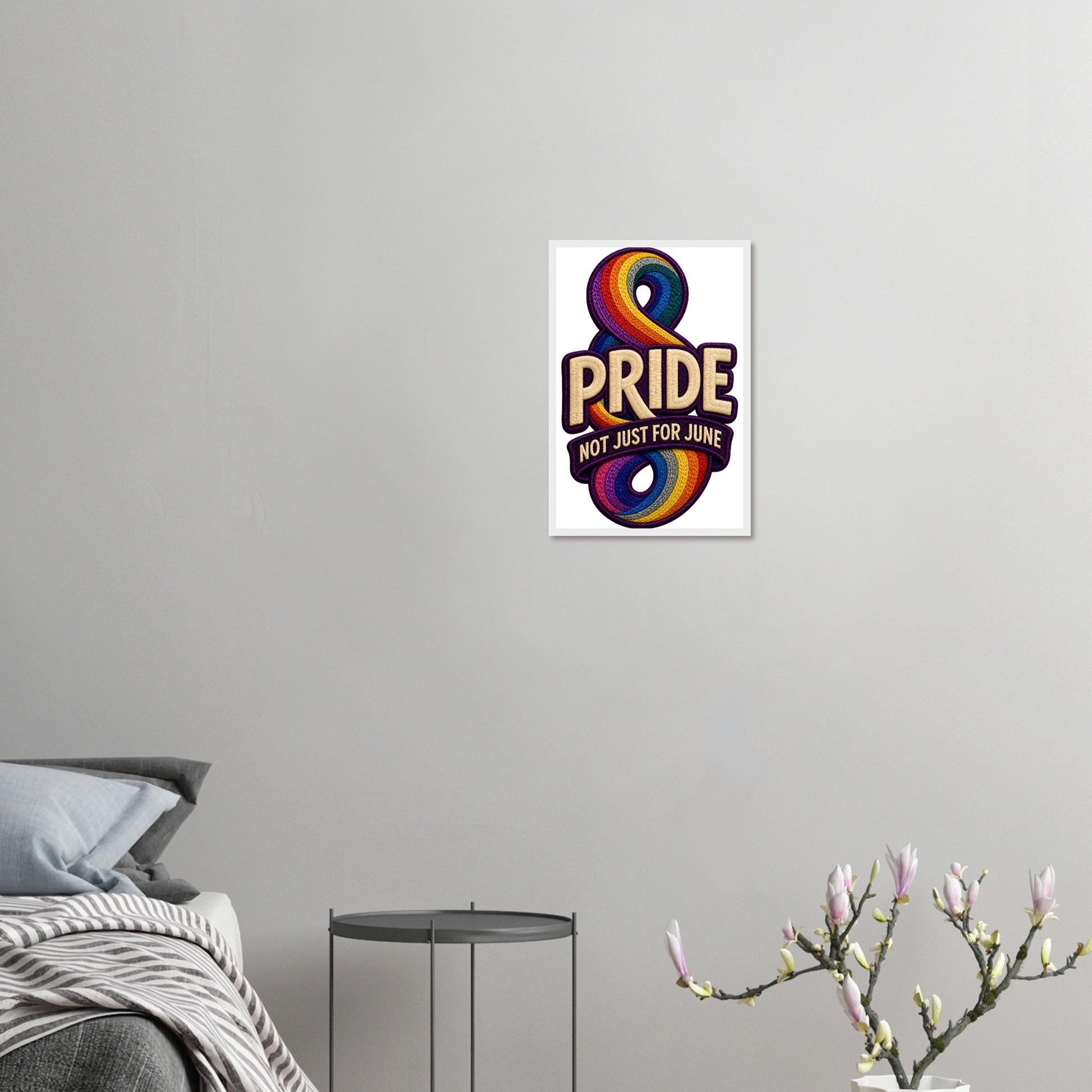 Pride: Not Just for June Framed Wall Art — product view 10
