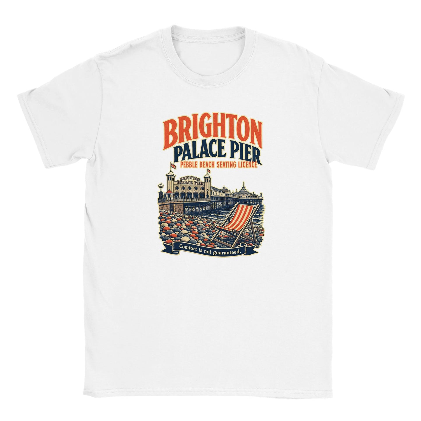 Brighton Pebble Beach Seating Licence Kids' T-shirt — product view 15